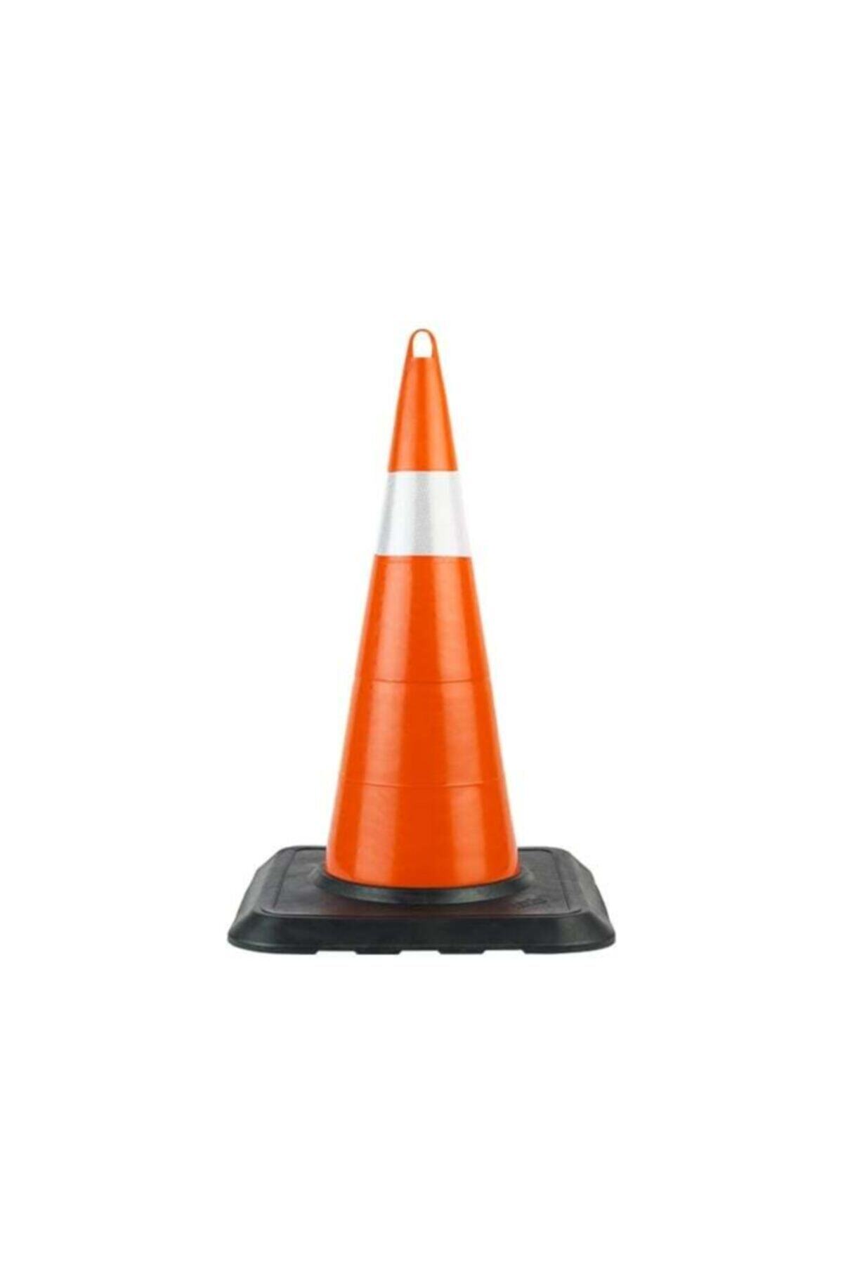 Üstün 75 Cm. Eko Kırılmaz Trafik Konisi (tek Reflektifli ) Ağırlıklı