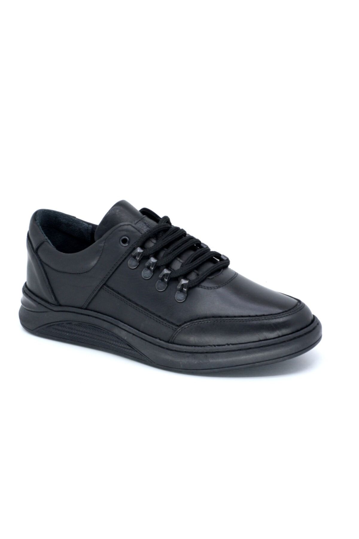 TRENDYSHOES 2001 Erkek Doğal Deri Kaymaz Kaucuk Confort Taban Ayakkabı