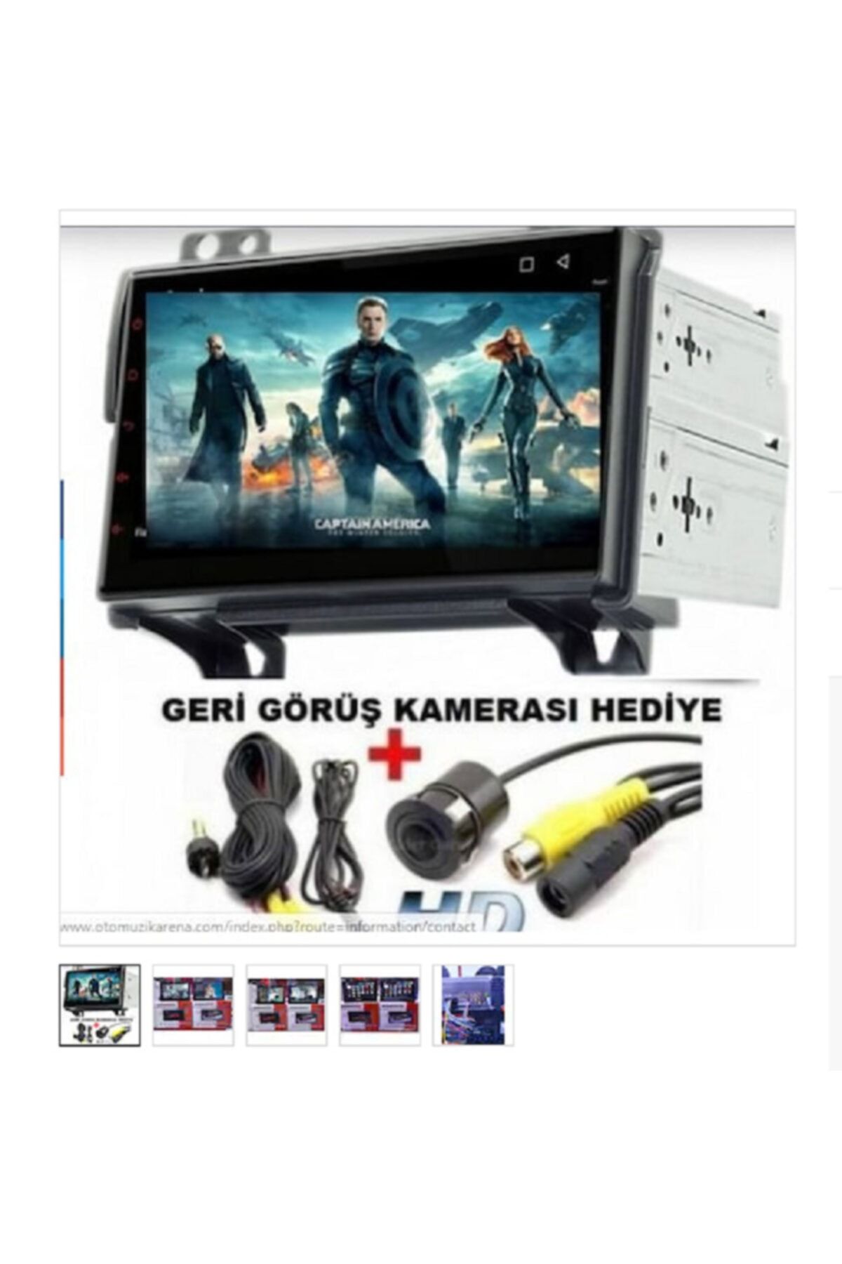 Eurotech Ford Fiesta Uyumlu 7inc Multimedya Double Din Oto Teyp