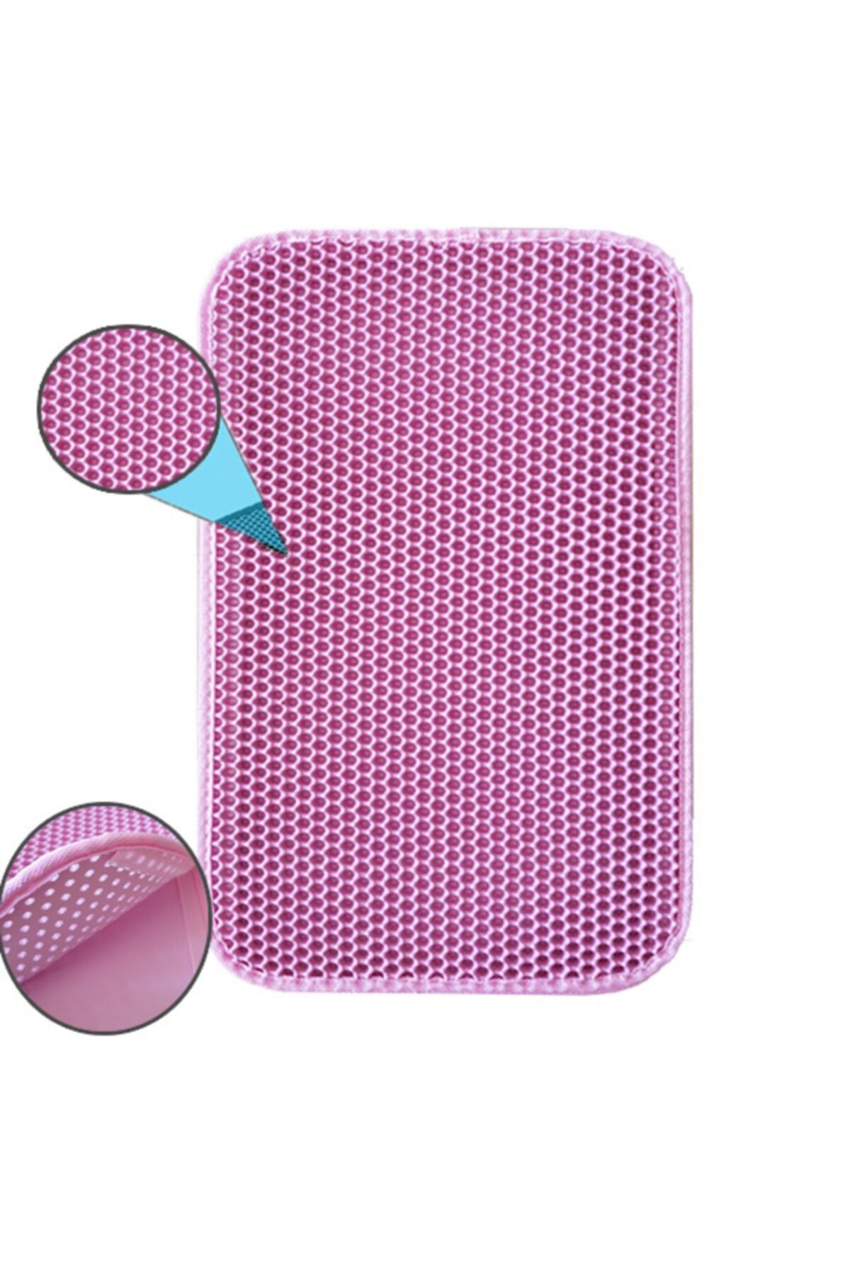 Pets Elekli Kum Toplama Paspası Pembe 58x76cm