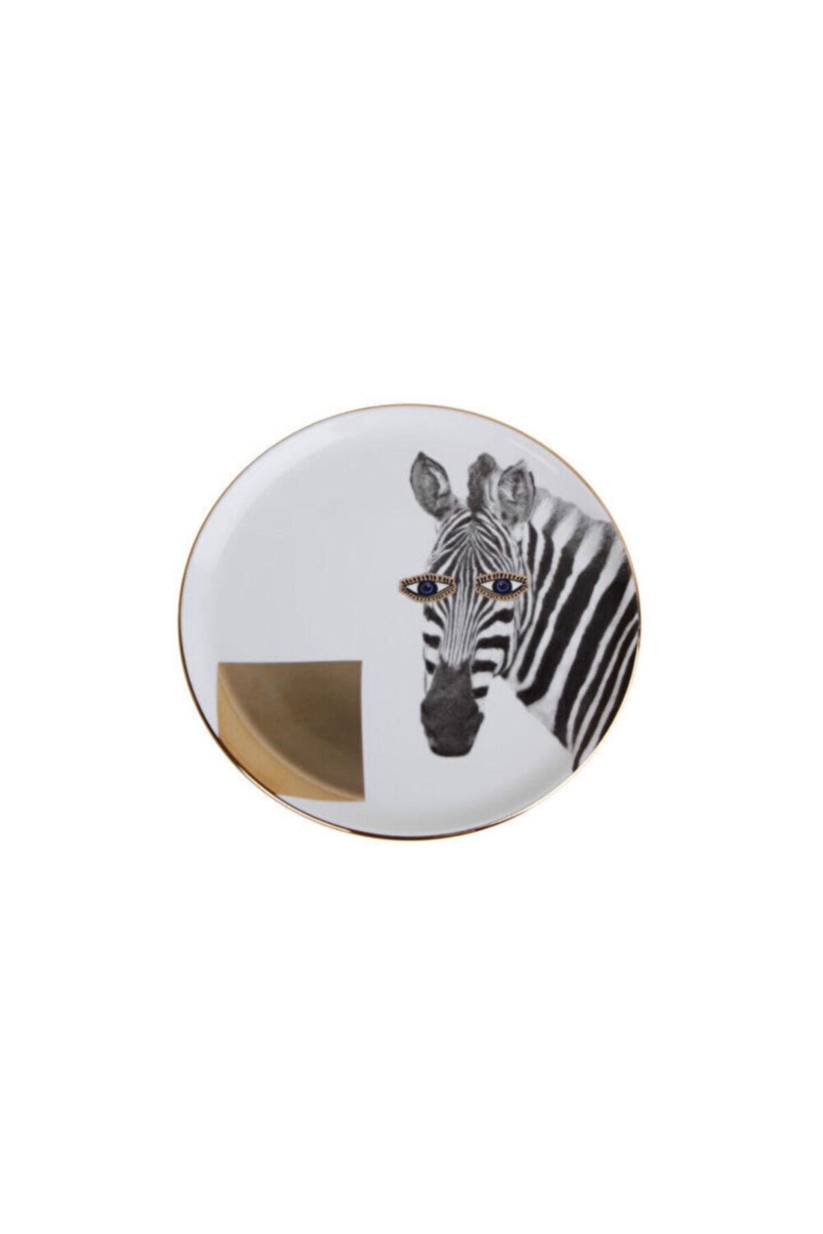 Porland Wild Life Zebra Düz Tabak 20 Cm