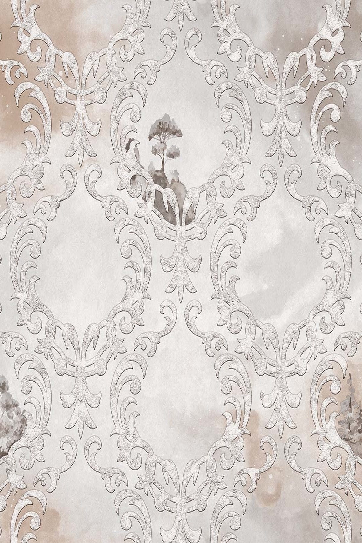 Bien Home Du&ka Voyage Serisi 24650-1 Damask Duvar Kağıdı 10,60 M²