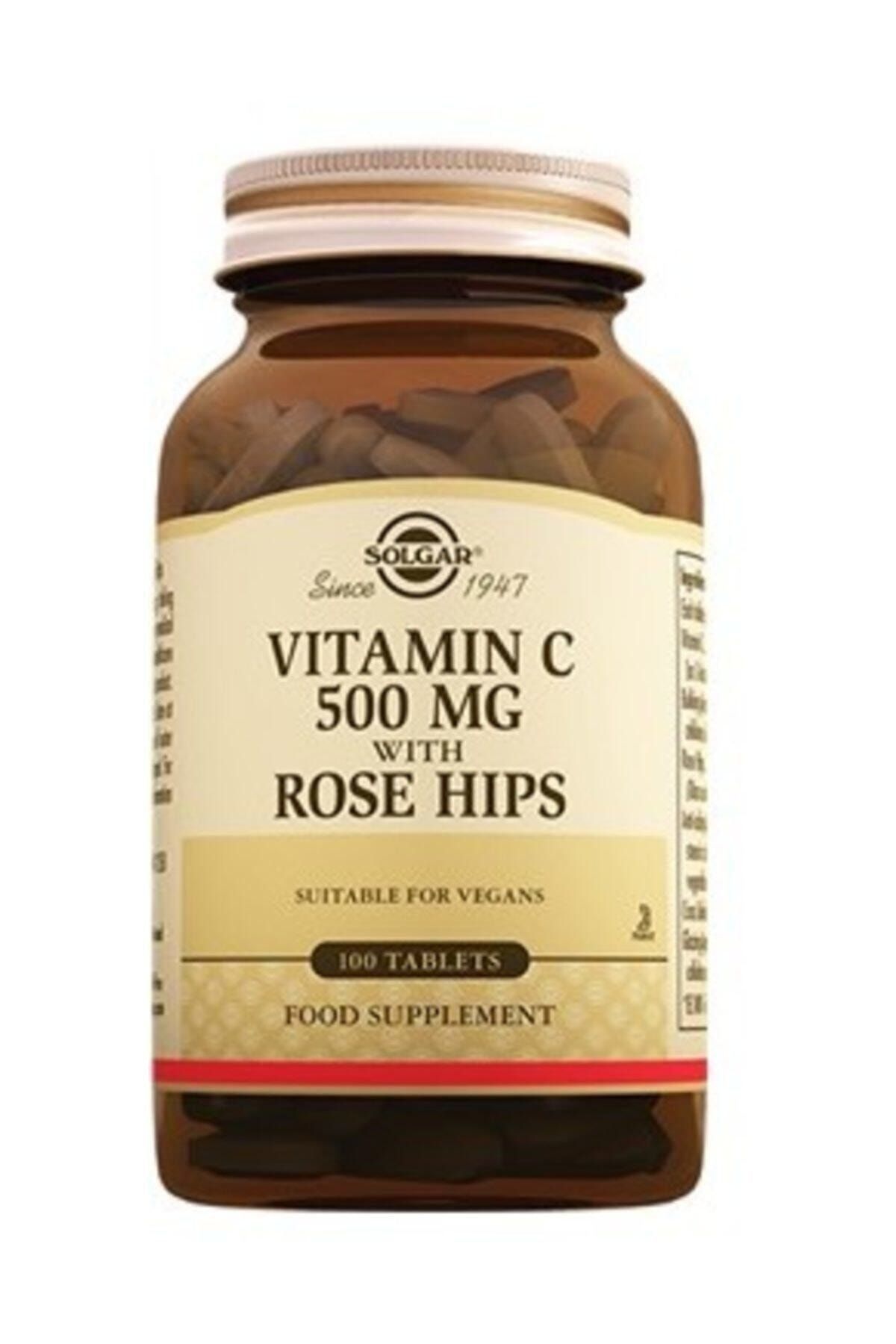 Solgar Vitamin C 500 Mg Rose Hips 100 Tablet
