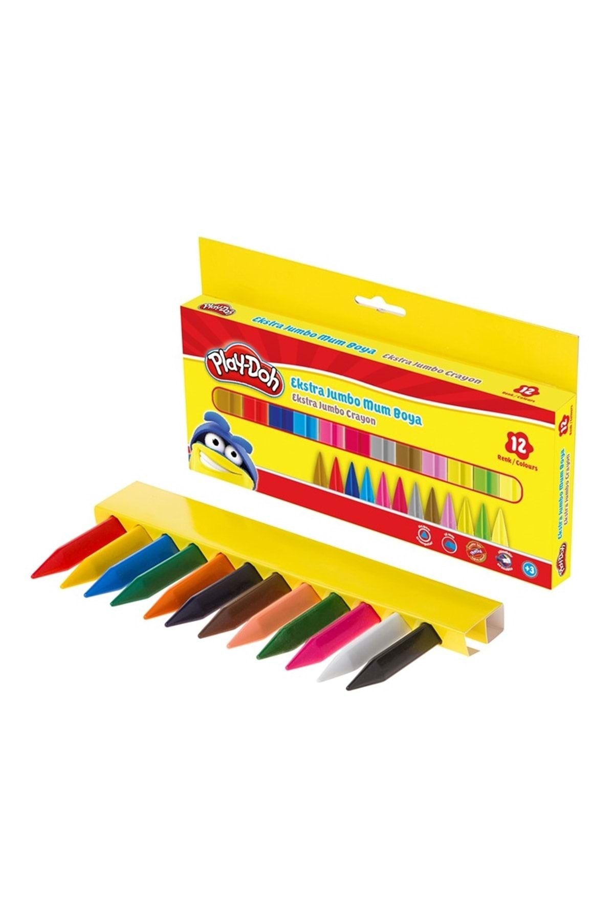 Play Doh Crayon Extra Jumbo 12 Renk