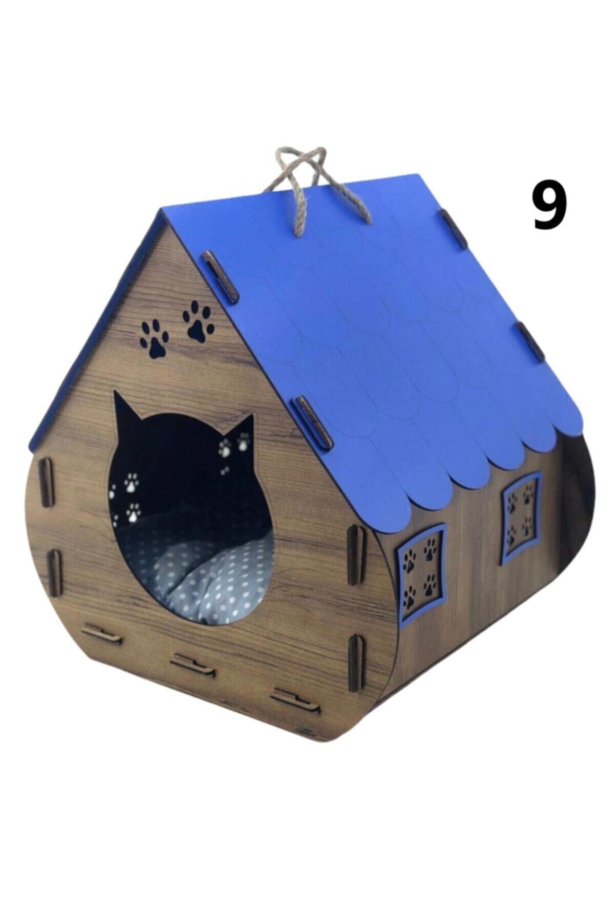 PullsarShopping Mavi Çatılı Kedi Evi