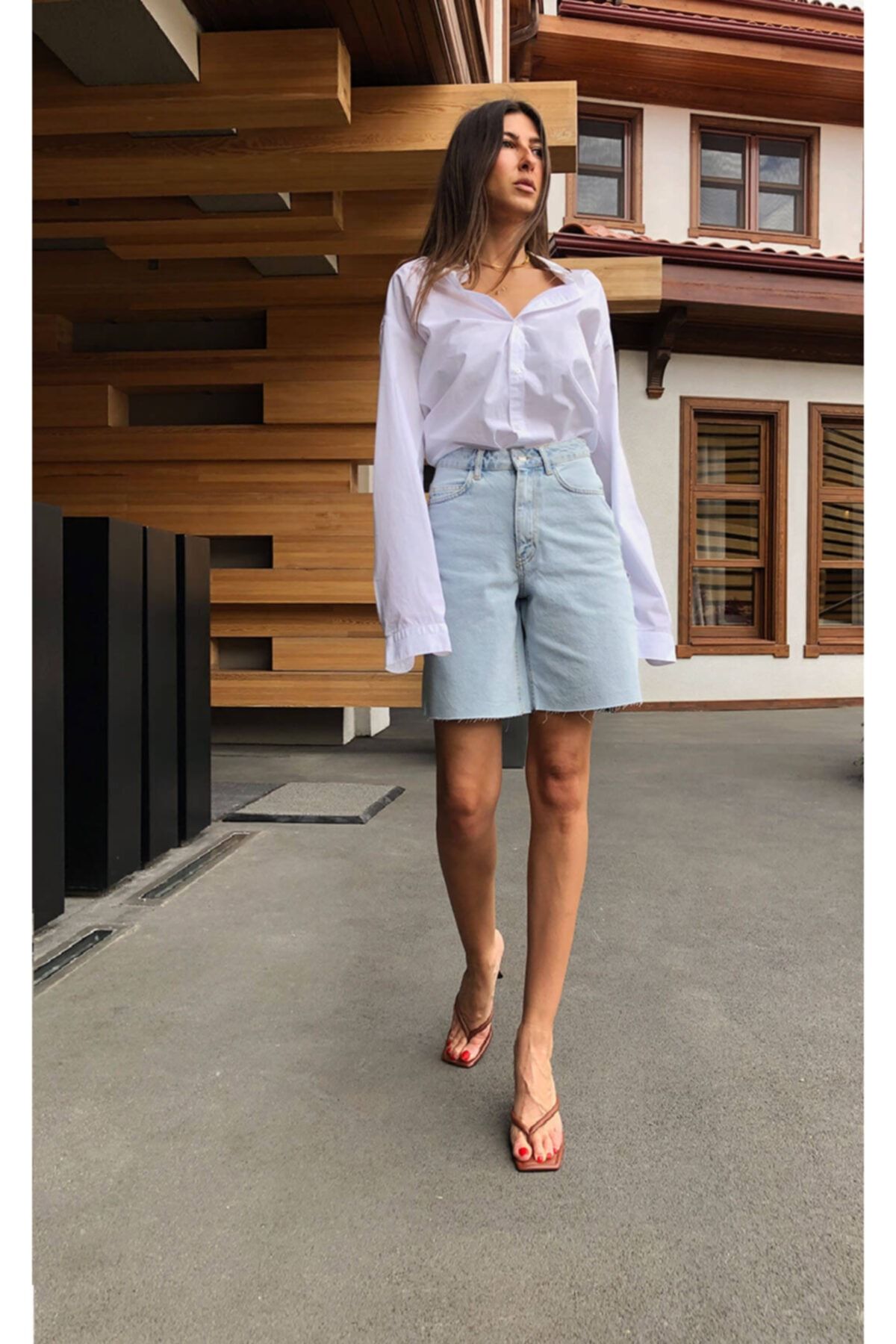 Rafe Originals Thadeo Maxi Jean Short