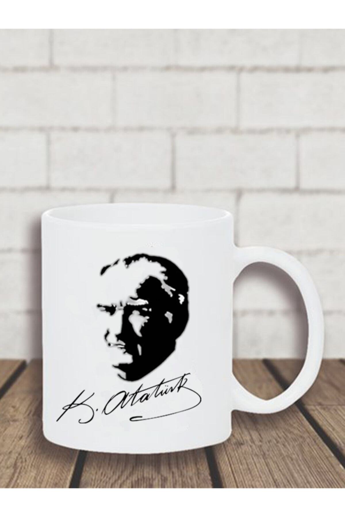 Foto Yalçın Atatürk Resim Ve Imzalı Kupa Bardak