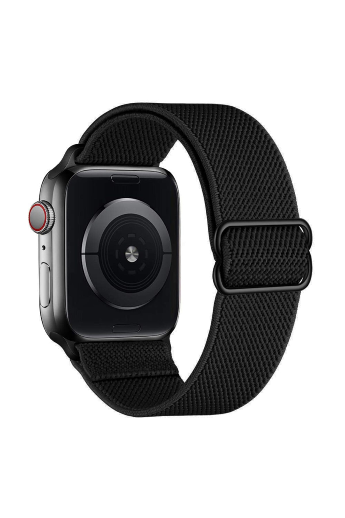 NovStrap Apple Watch 2 3 4 5 6 Se 7 Seri 45 Mm 44 Mm 42 Mm Uyumlu Elastik Solo Loop Kumaş Kordon Kayış