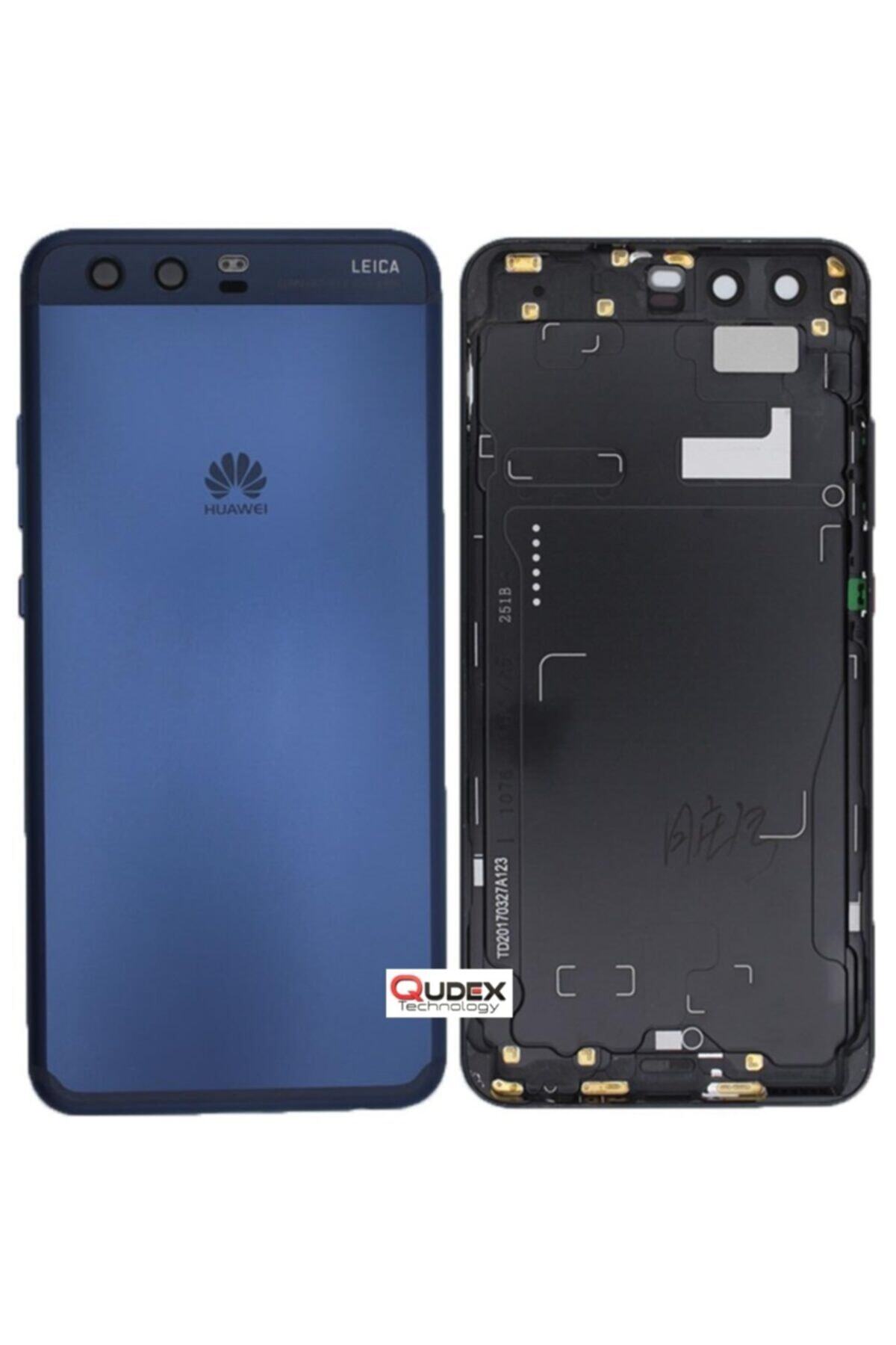 Qudex Huawei P10 Arka Kapak Pil Batarya Kapağı (yüksek Kalite) Mavi