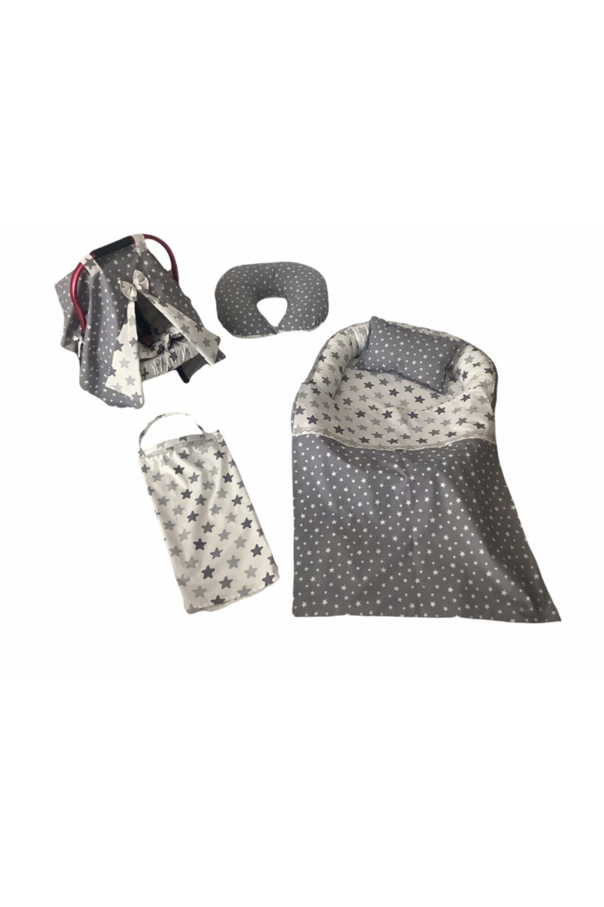 Turkuaz Bebe Babynest 8`li Set El Yapımı