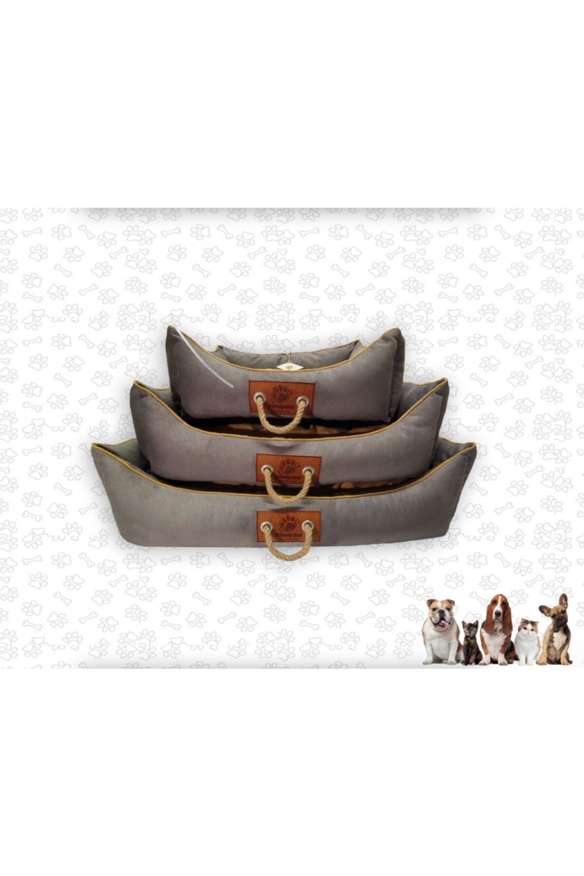 Pawpaw Petshop Pawpaw Küba Özel Tasarım, Yıkanabilir, Kaliteli Köpek Ve Kedi Yatağı Ölçü 90x75x24