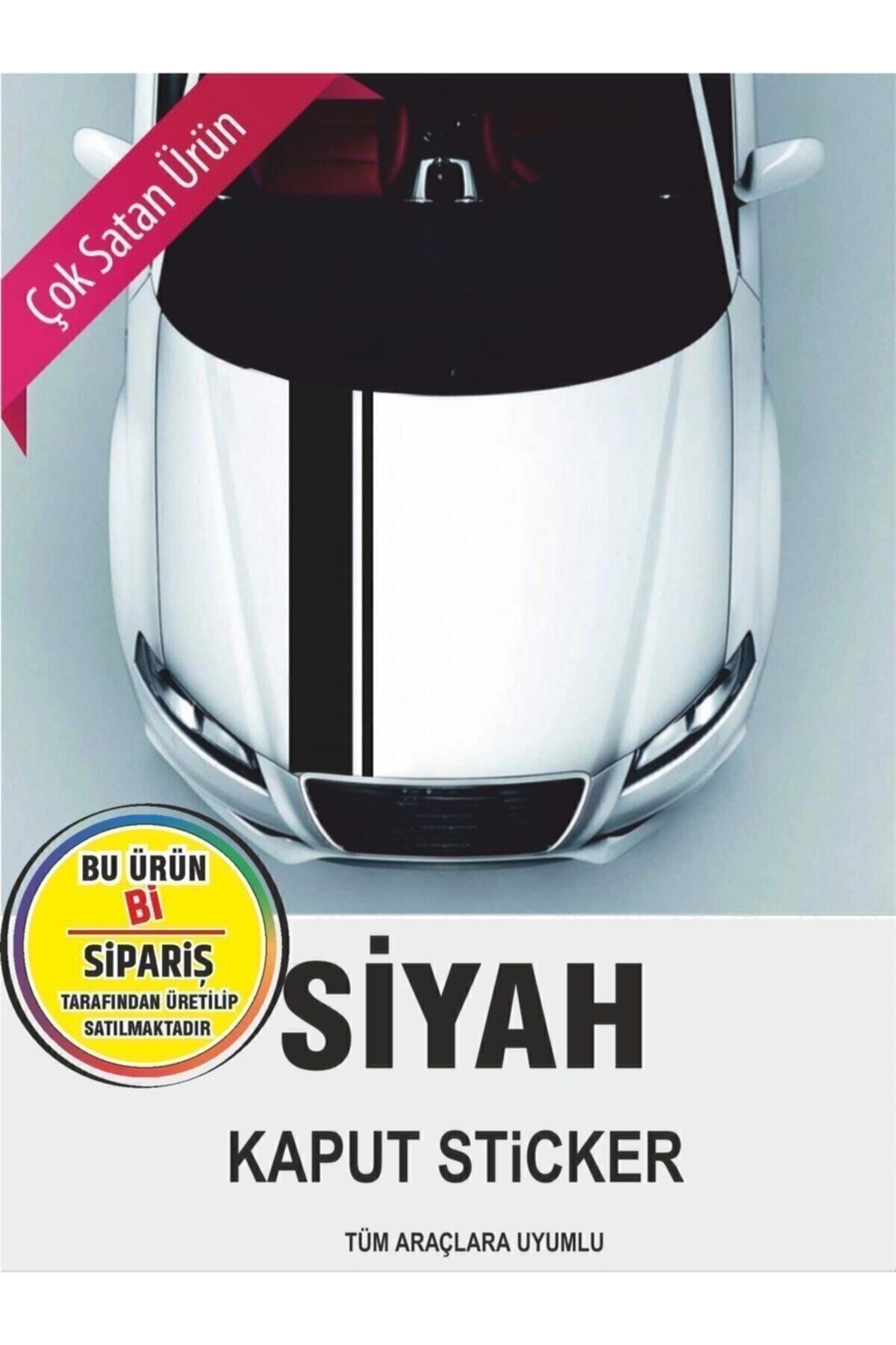 Avery Dennison Sticker Ön Kaput Siyah