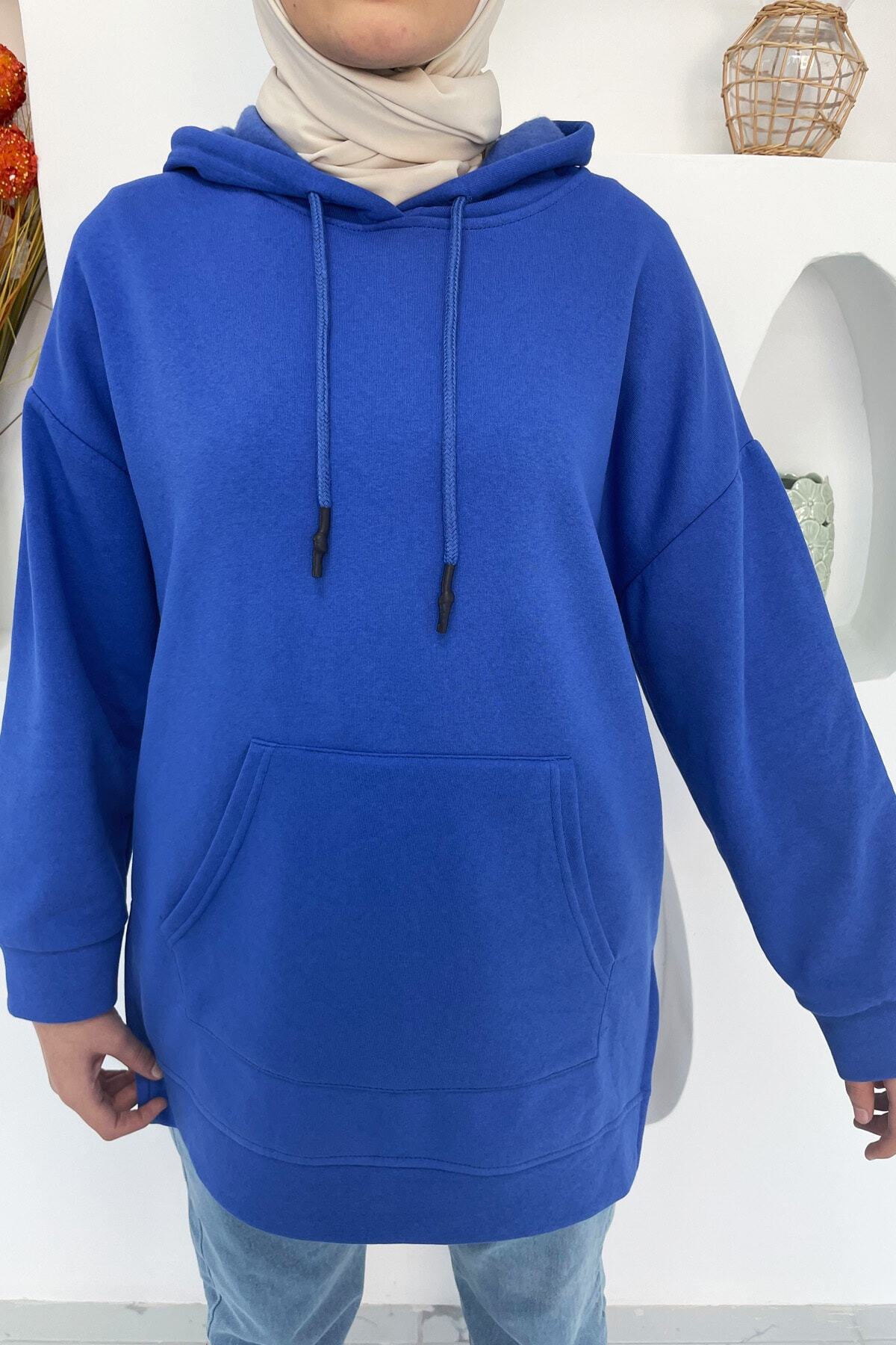 ARAZ TEKSTİL 3 İplik Lacivert Sweatshirt