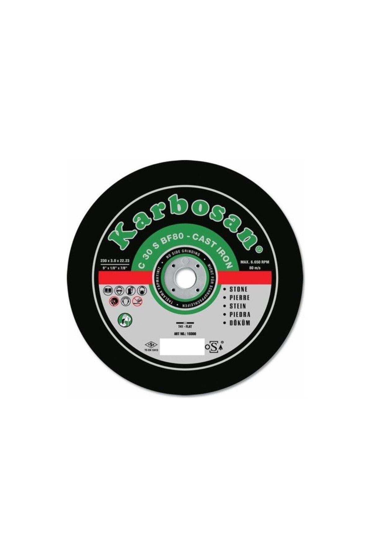 KARBOSAN 230mm Mermer Kesme Taşı