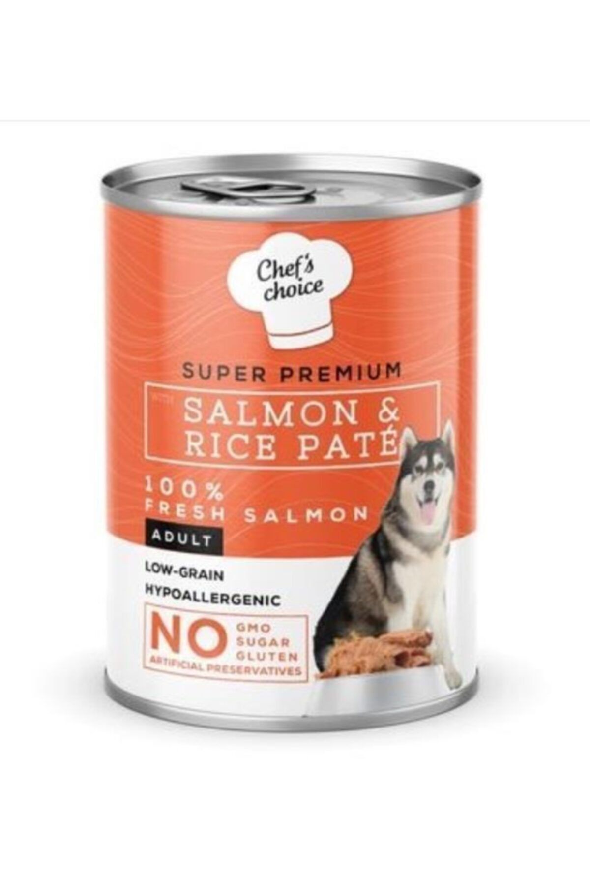 Chefs Choice Pate Salmon&rice Somon Pirinçli Köpek Yas Mamasi 400 Gr