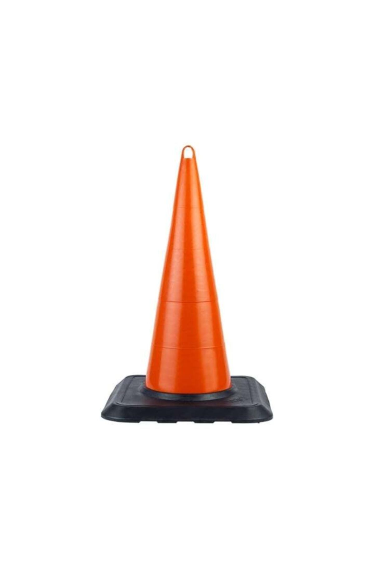 Üstün 75 Cm. Kırılmaz Trafik Konisi (reflektifsiz) Ağırlıklı