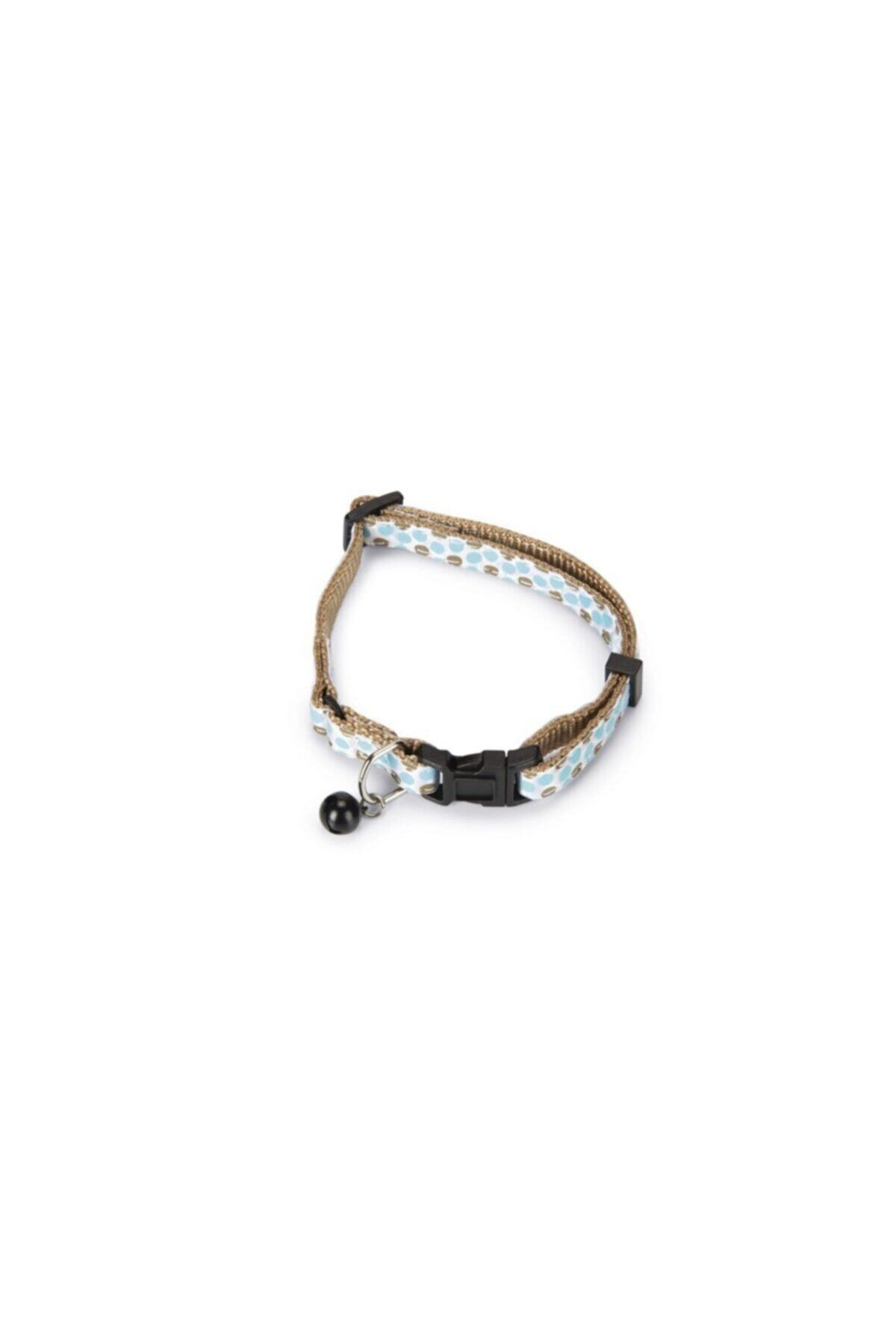 Beeztees Kedi Boyun Tasması 32 Cm Mavi Kahverengi