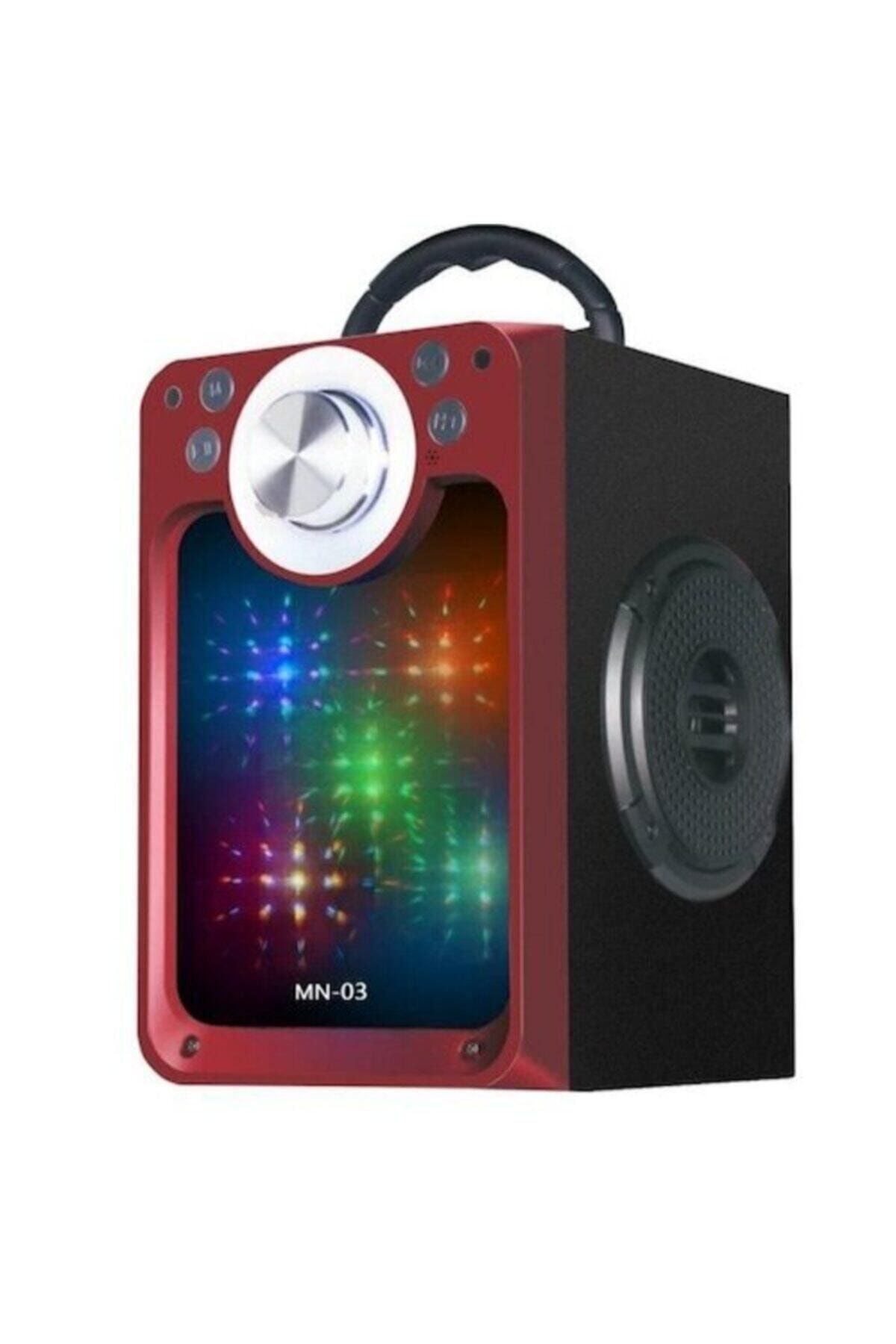 OKMORE Mn-03 Bataryalı Şarjlı Bluetooth Dekoratif Aynalı Fm Radyo