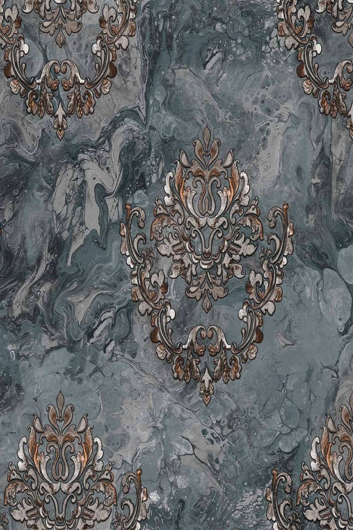 Bien Home Du&ka Voyage Serisi 24760-3 Damask Duvar Kağıdı 10,60 M²