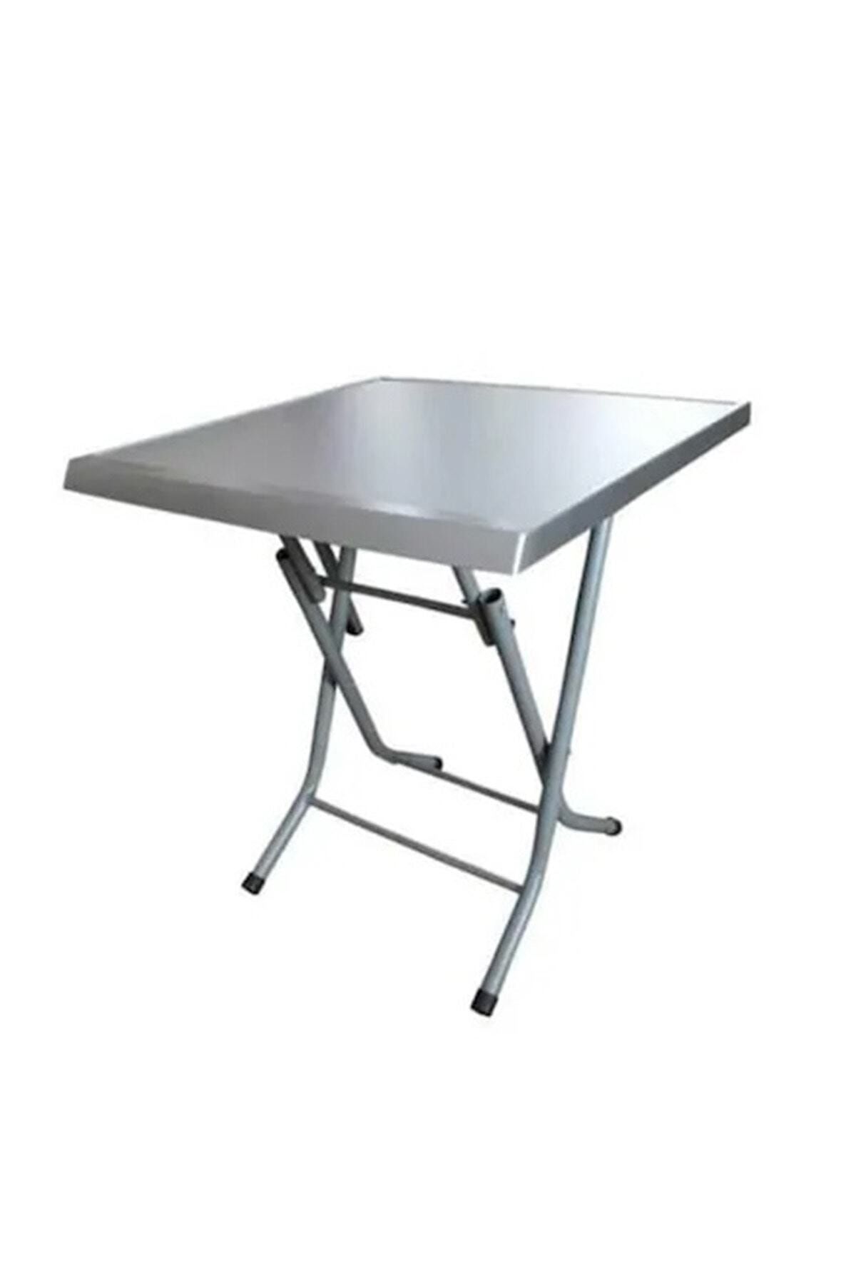3A Mobilya 60x60 Cm Ebatlı Plastik Katlanır Çalışma Masası- Ders Çalışma Masası - Yemek Masası