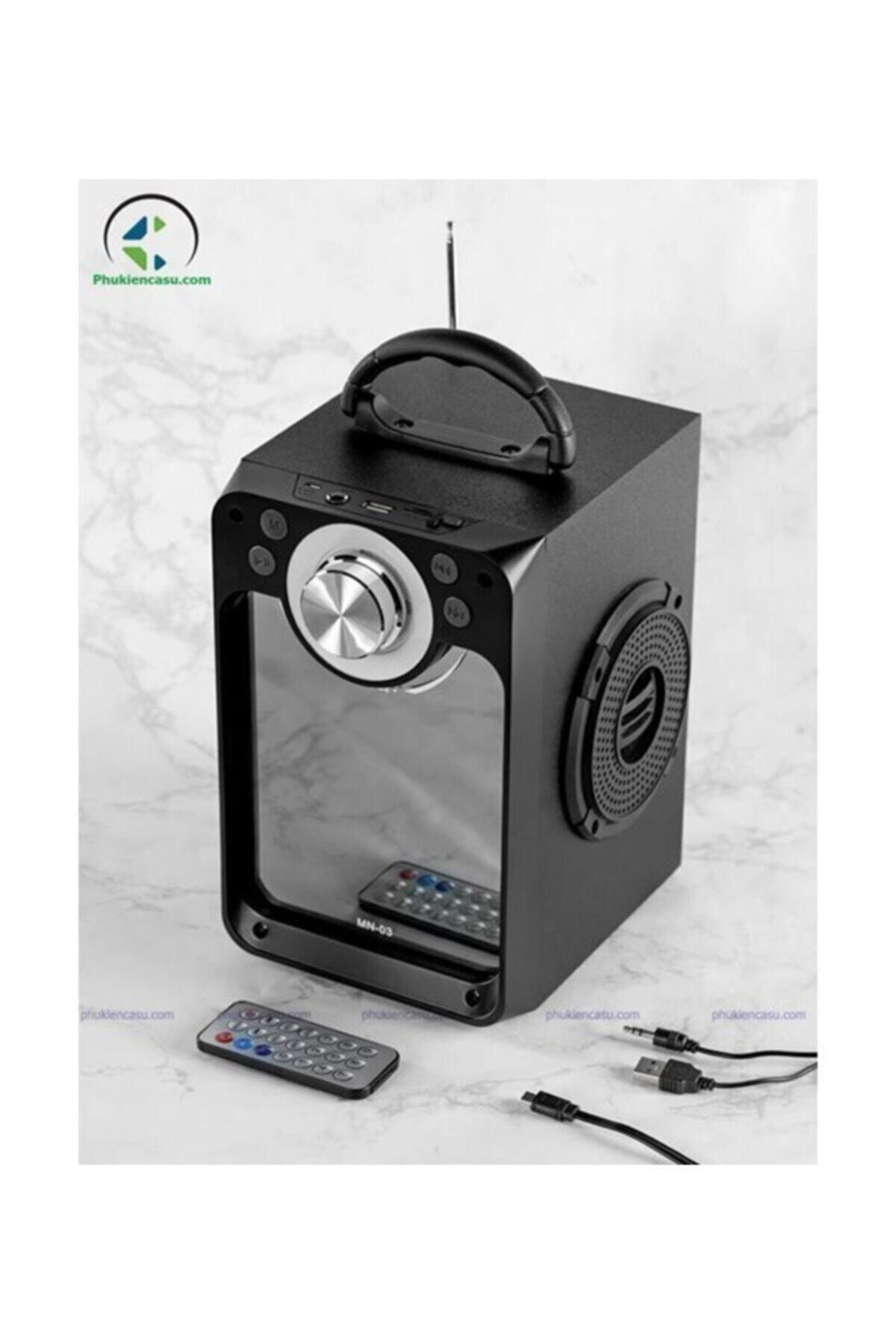 basias Mn-03 Bataryalı Şarjlı Bluetooth Dekoratif Aynalı Fm Radyo