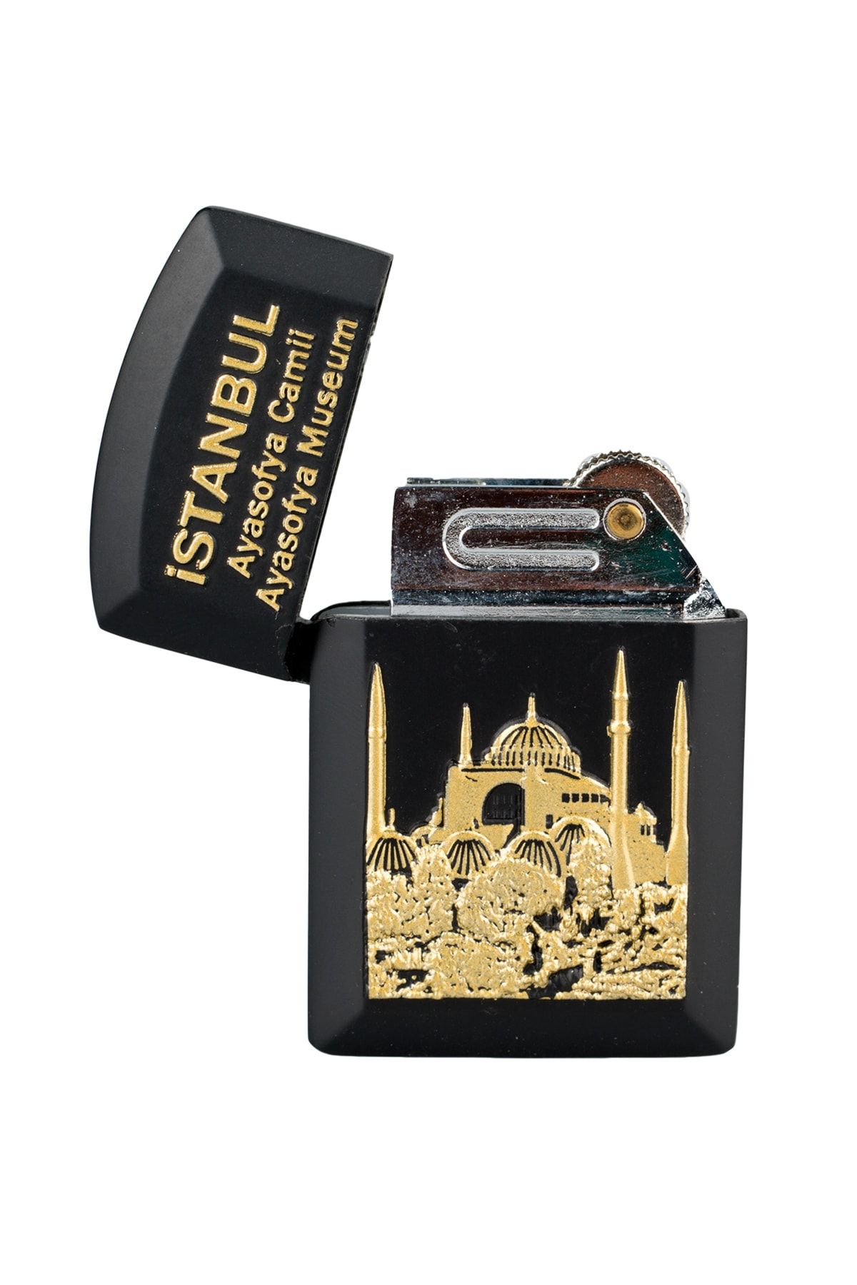 NESGIFT Ayasofya Aksesuarlı Zippo Tarzı Benzinli Çakmak