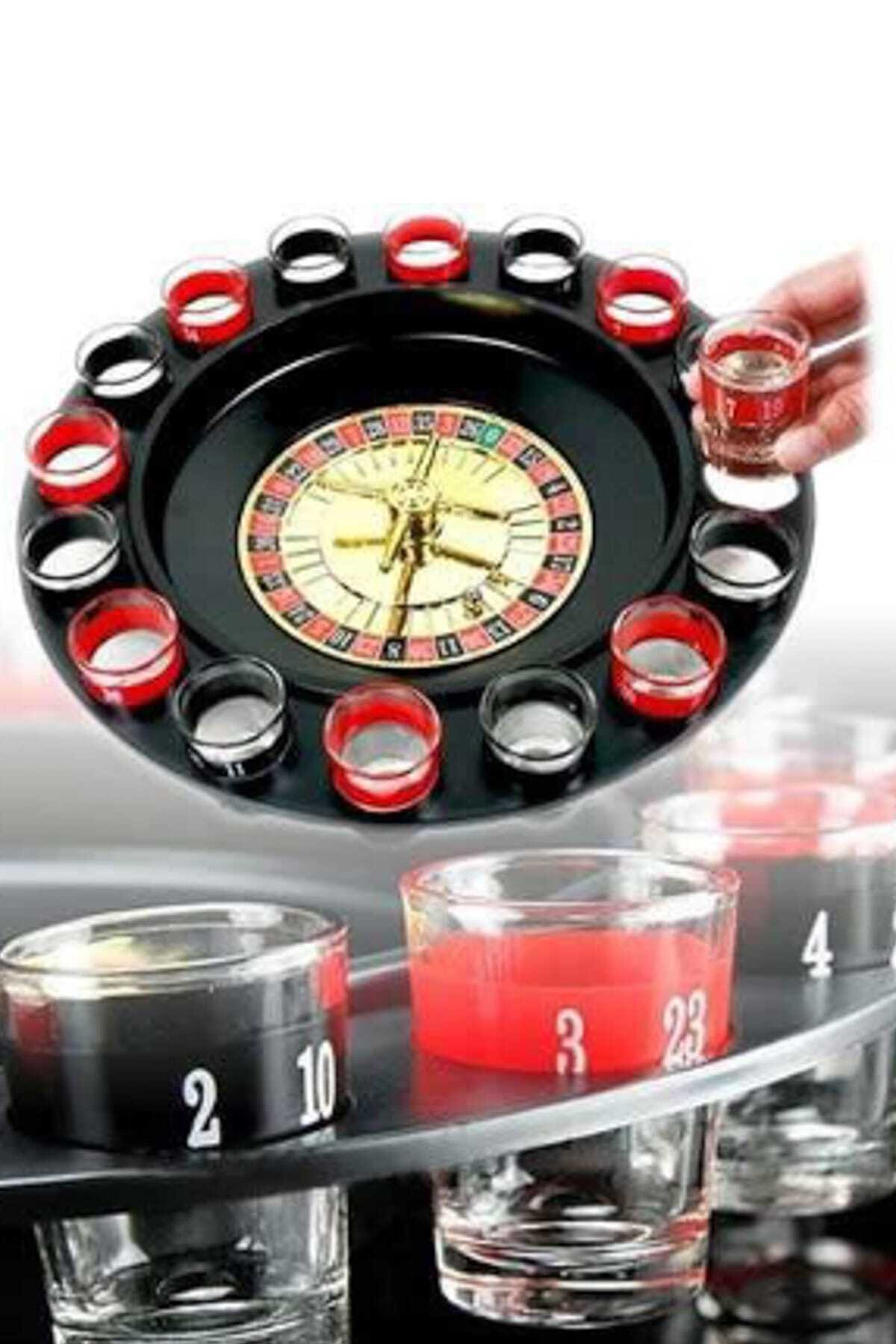 PlayOne Eğlenceli Shot Bardakları ve Rulet Oyunu