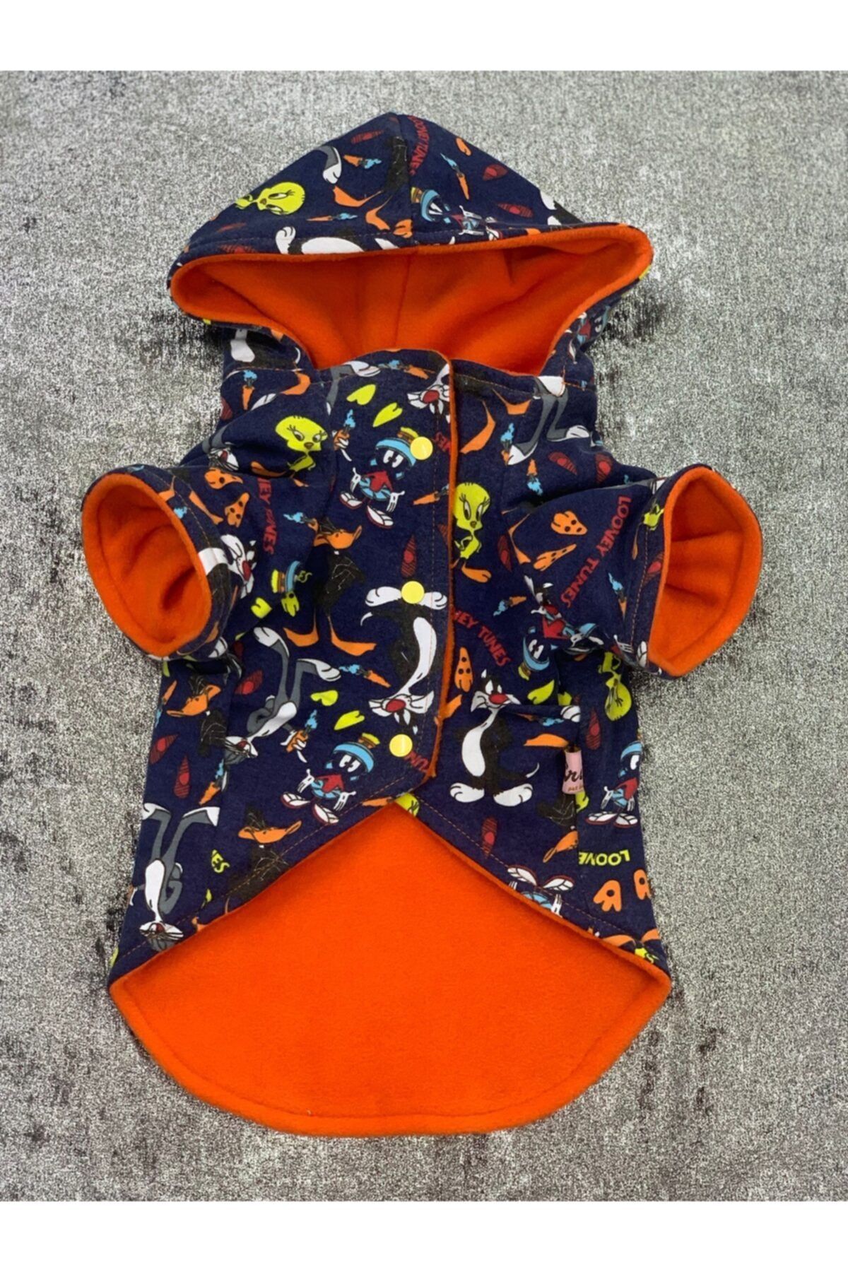 aria pet butik Köpek Kedi Polar Çift Taraflı Giyilebilir Penye Mont Sweat