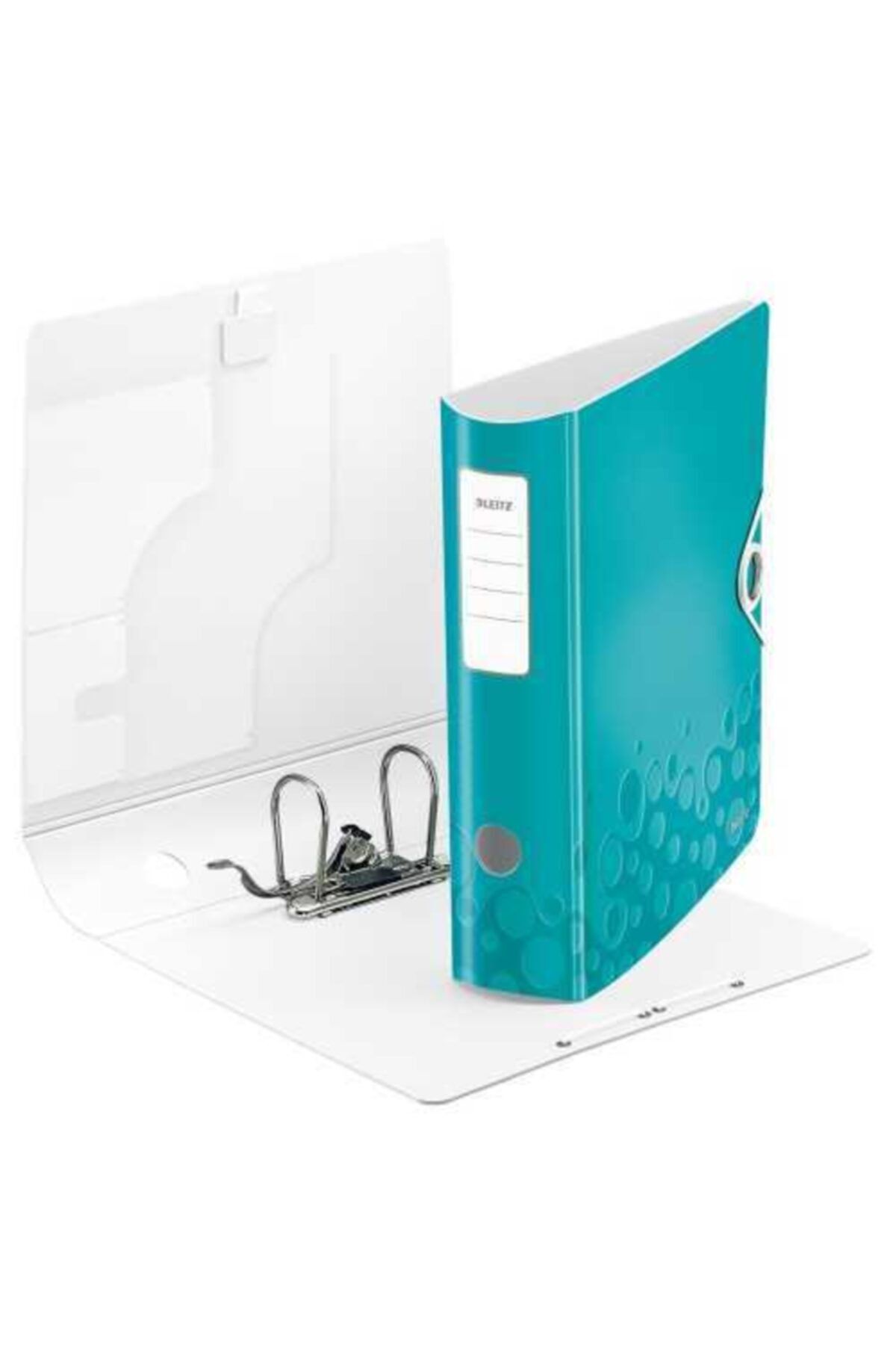 Leitz 1106 Active Wow Parlak Metalik Buz Mavisi Lüks Geniş Klasör