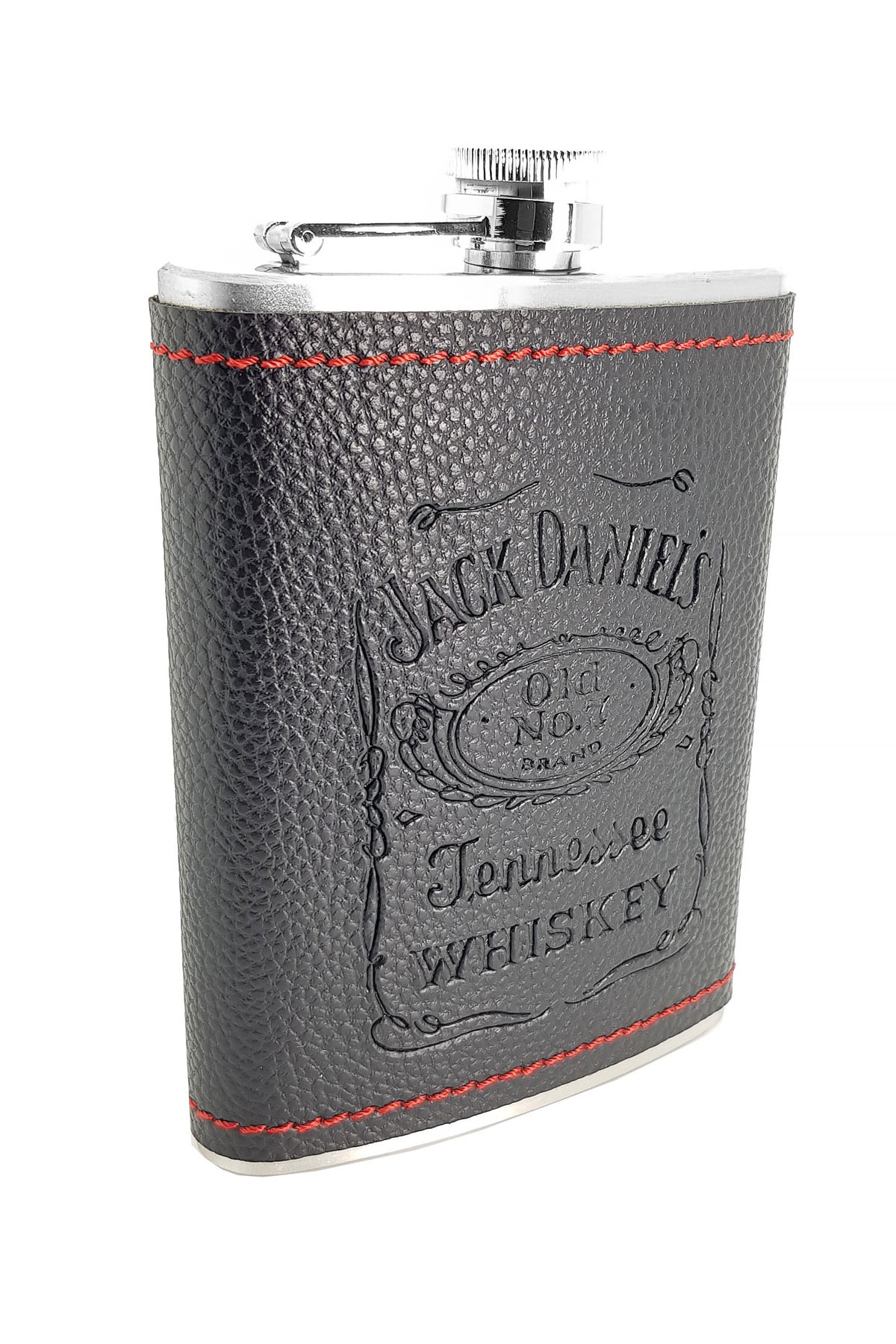 Weather Forecast Jack Daniel S Çelik 8oz Deri Kaplı 240ml Içki Matarası Dp02ksy