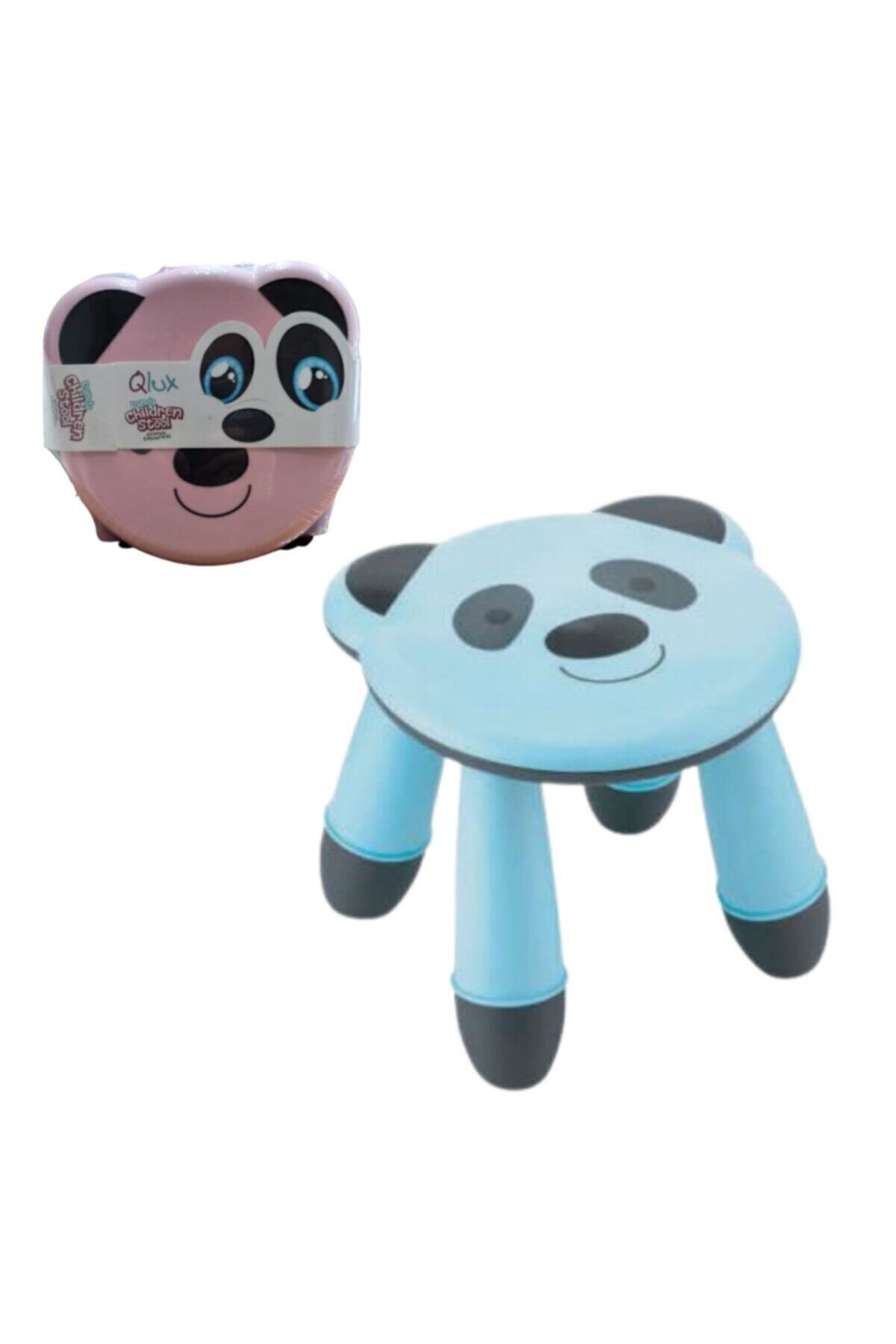 Gift Lifes Qlux Panda Renkli Sevimli Çocuk Taburesi Erkek