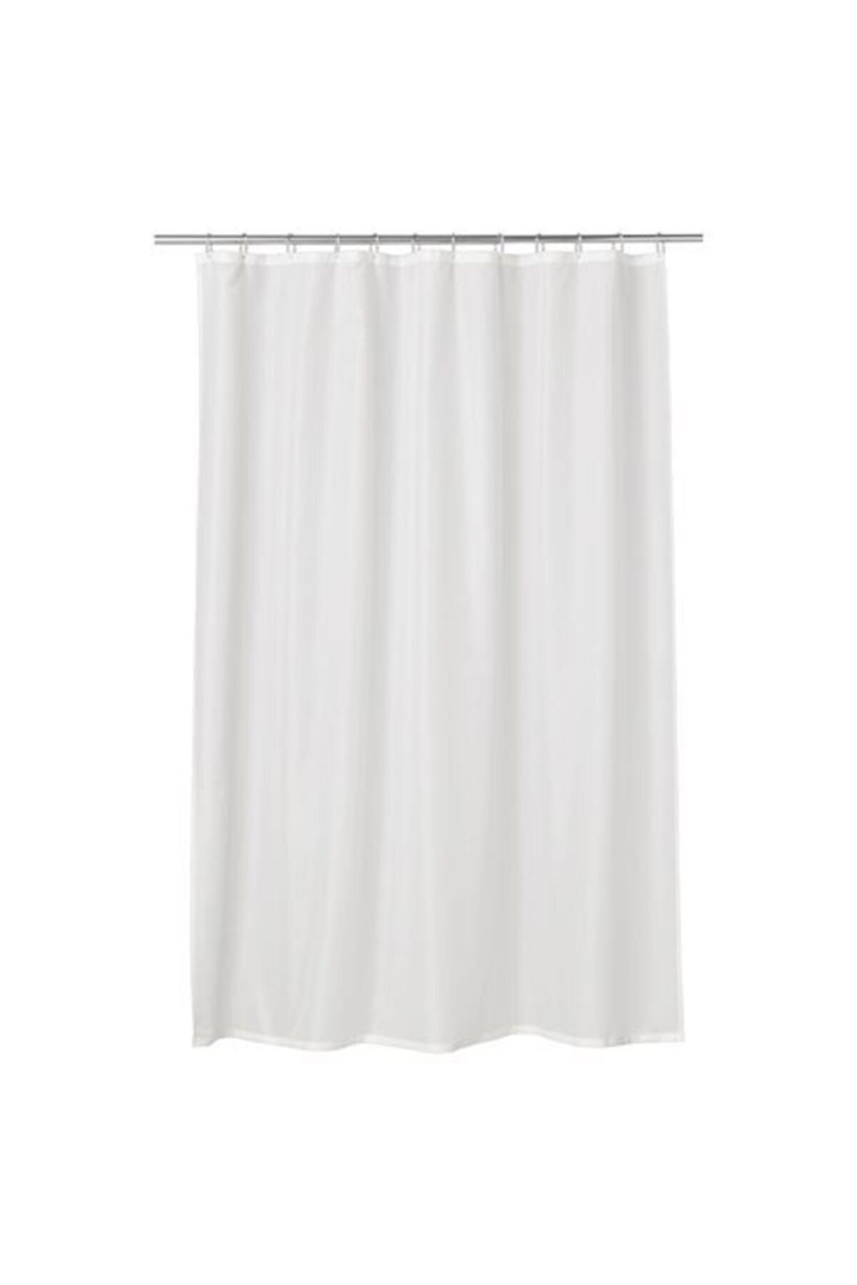 UN Quality Duş Perdesi 180x200 Cm Banyo Perdesi Beyaz Renk Banyo Perdesi %100 Polyester