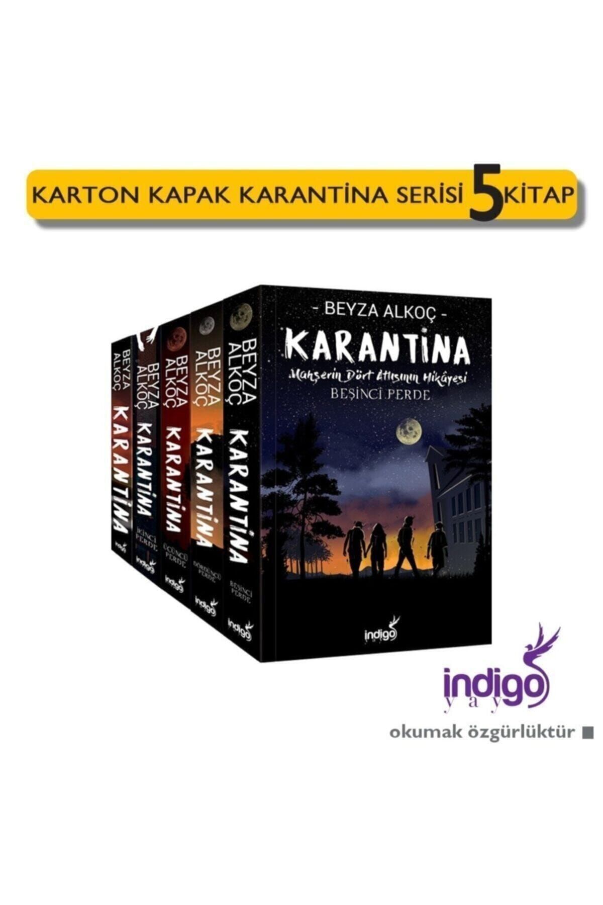 İndigo Kitap Karantina Serisi 5 Kitap Set Ciltsiz Beyza Alkoç