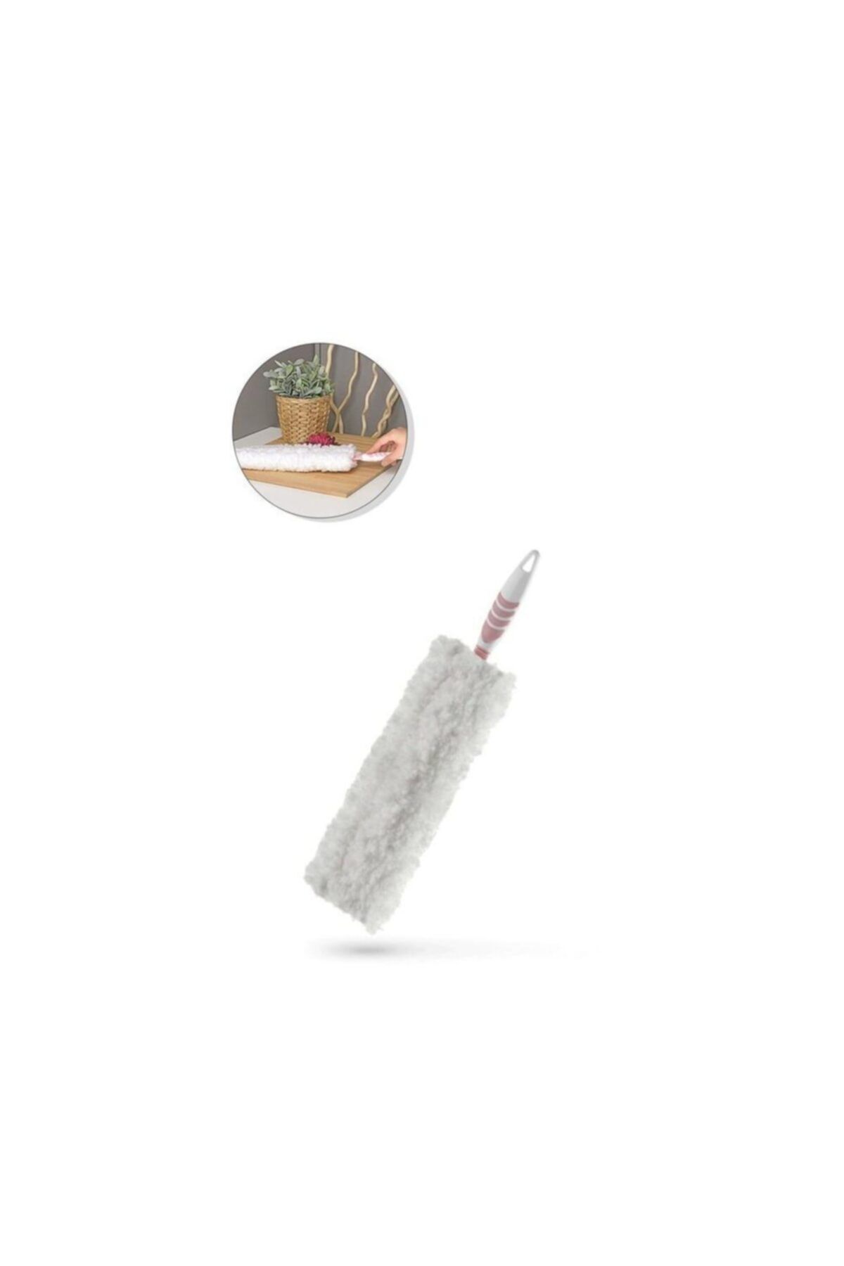 FırsatYeri Uzun Saplı Esnek Başlıklı Mikrofiber Toz Alma Aparatı Asorti