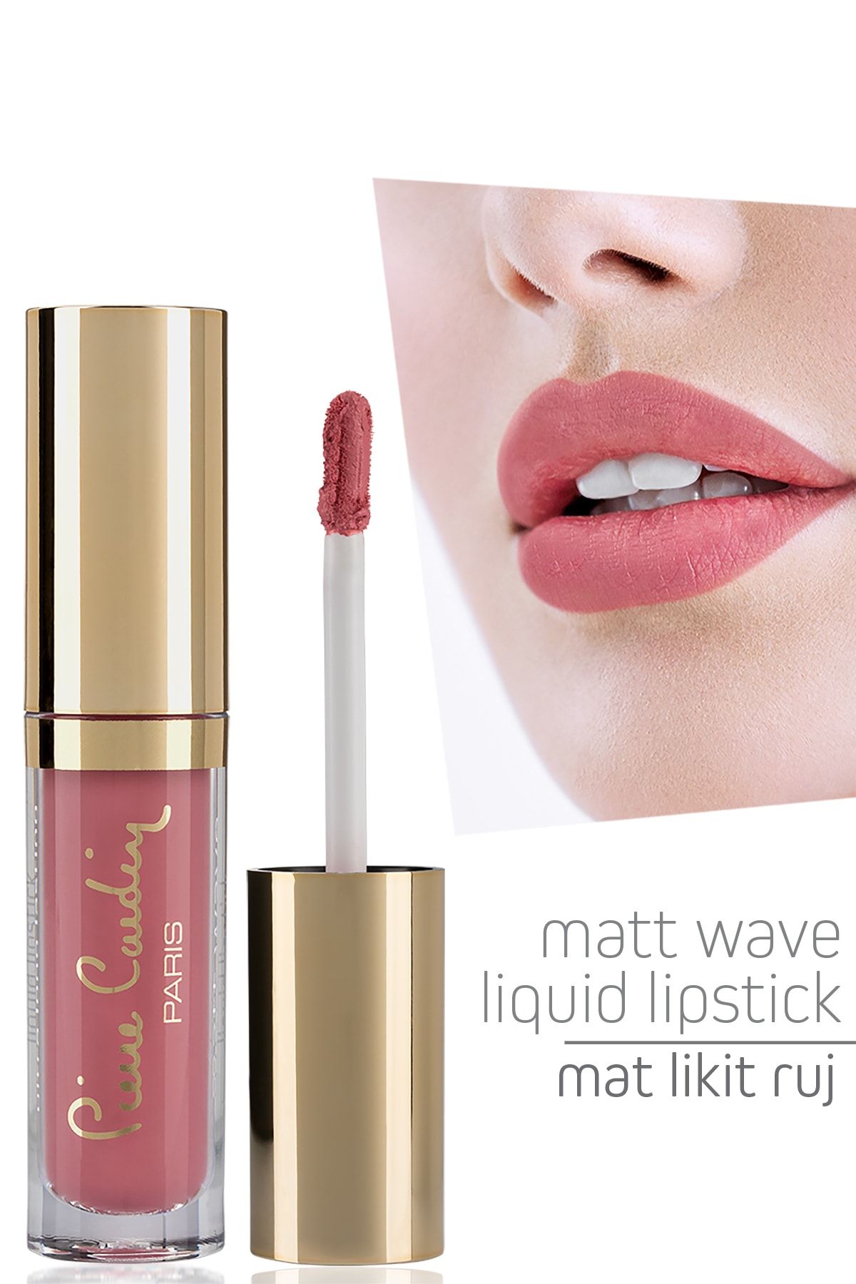 Pierre Cardin Matt Wave Liquid Lipstick – Mat Likit Ruj - Soft Pink