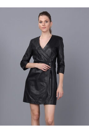 Kadın Siyah Elbise Image 1