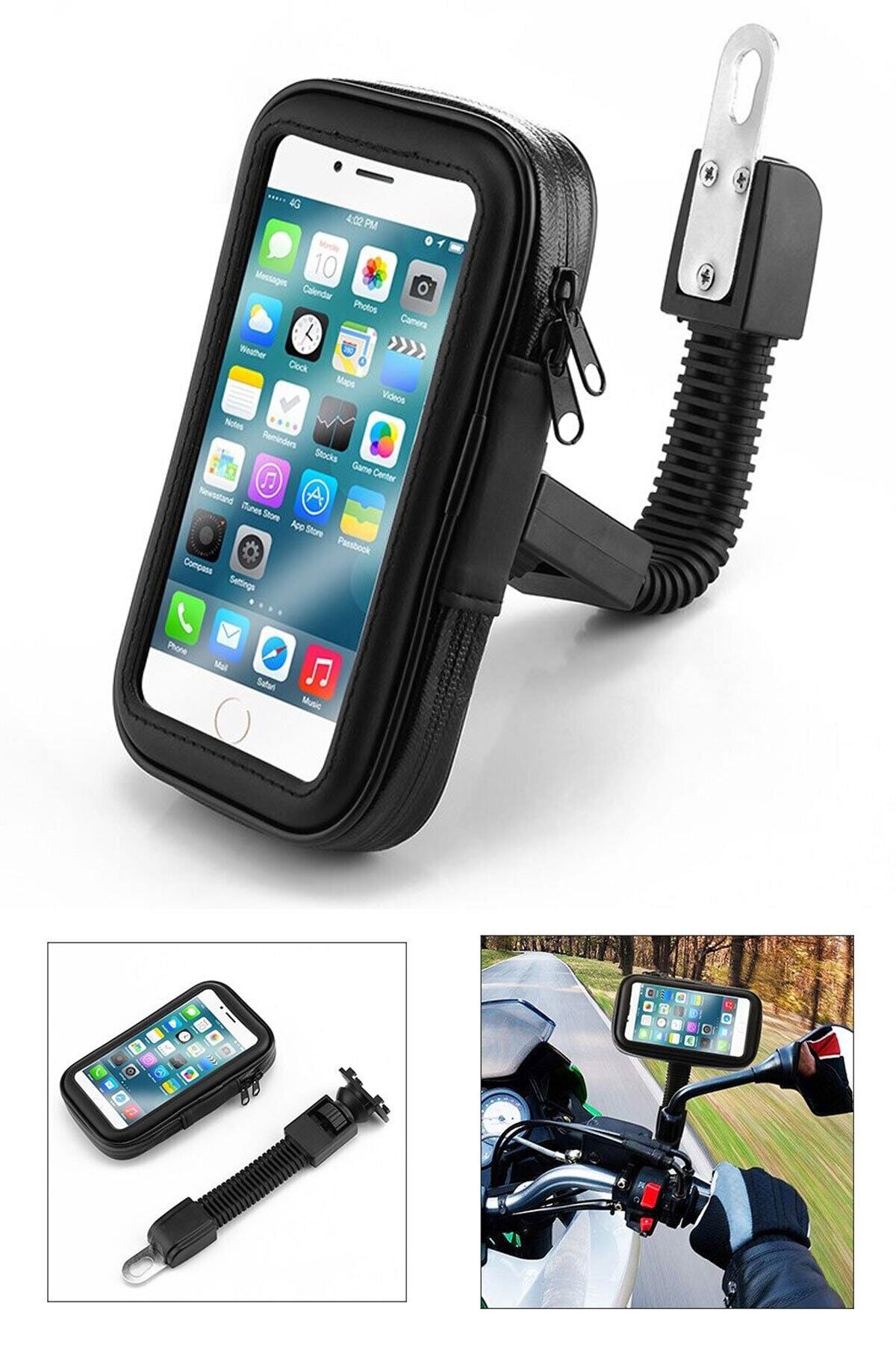 GLR Su Geçirmez Motor Tutucu Xiaomi Mi 10 Uyumlu Kılıf