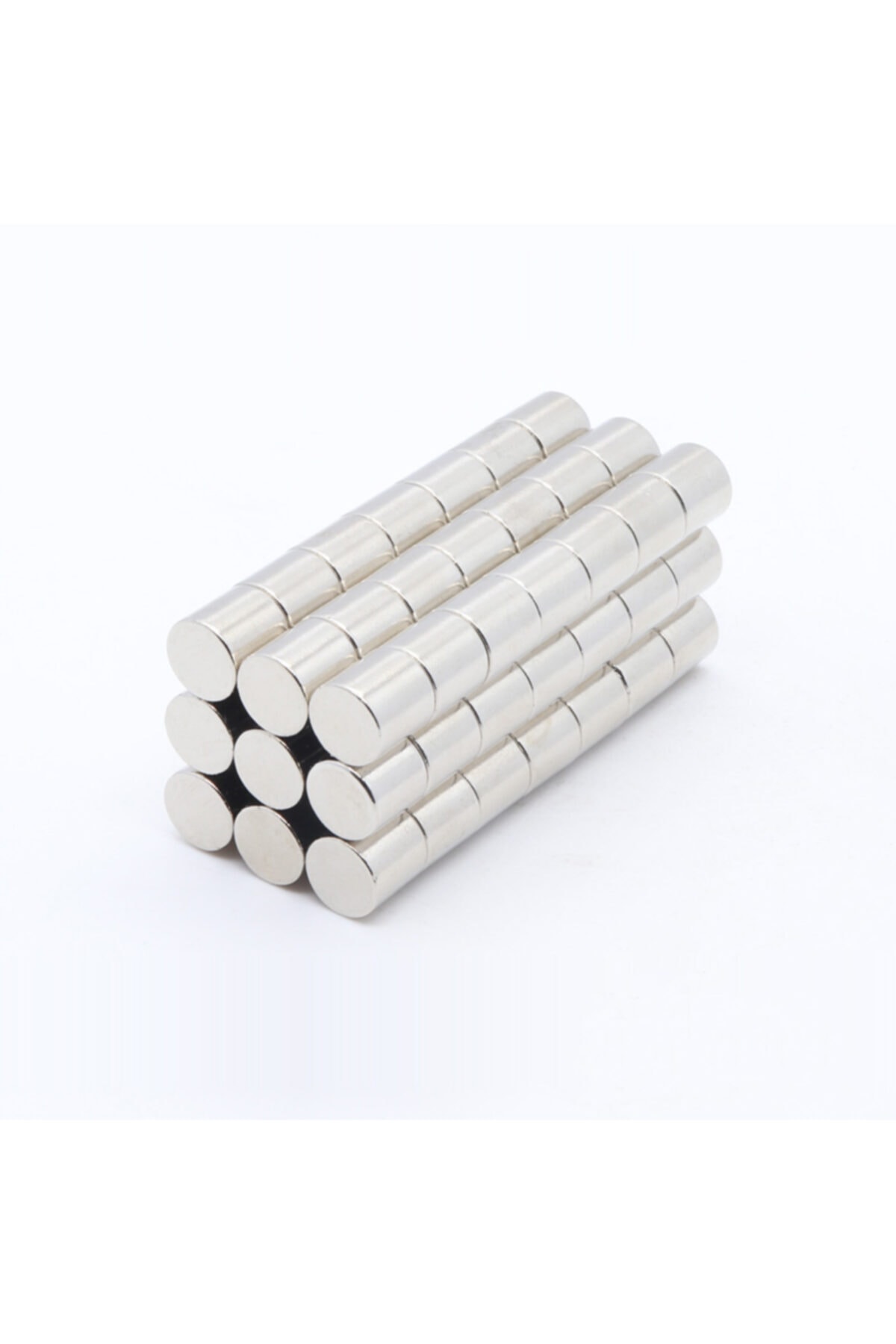 Mıknatıs Market Yuvarlak Güçlü Neodyum Mıknatıs 8 Adet 8x8 mm