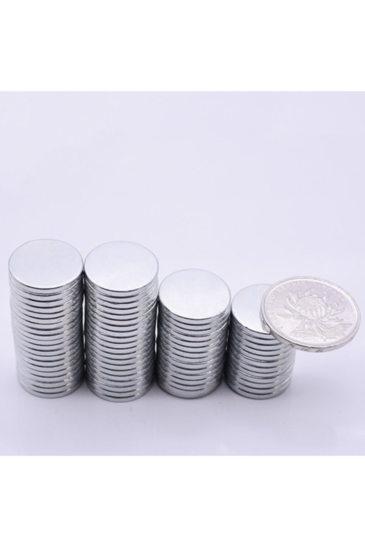 Mıknatıs Market 5 Adet 18x2 mm Yuvarlak Güçlü Neodyum Mıknatıs