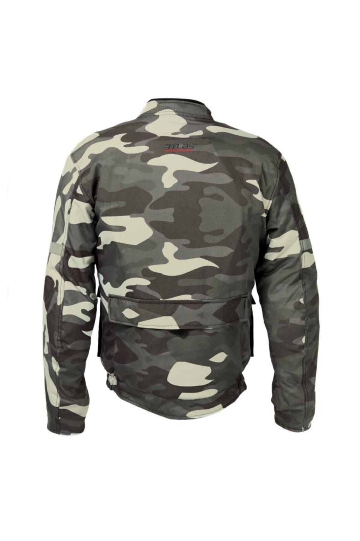 Atlas Erkek Kamuflaj Motowear Camo Motosiklet Montu