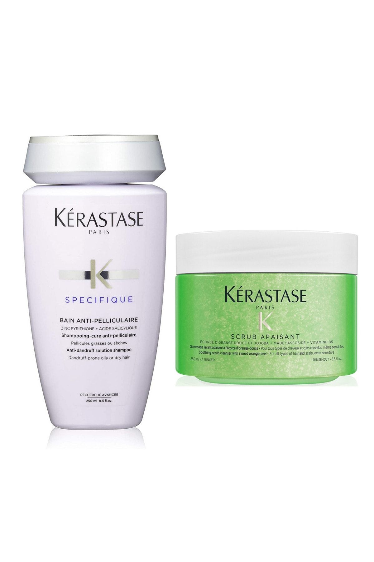 Kerastase Specifique Bain Anti-pelliculaire Şampuan 250 Ml + Fusio Scrub Apaisant Peeling 250 Ml