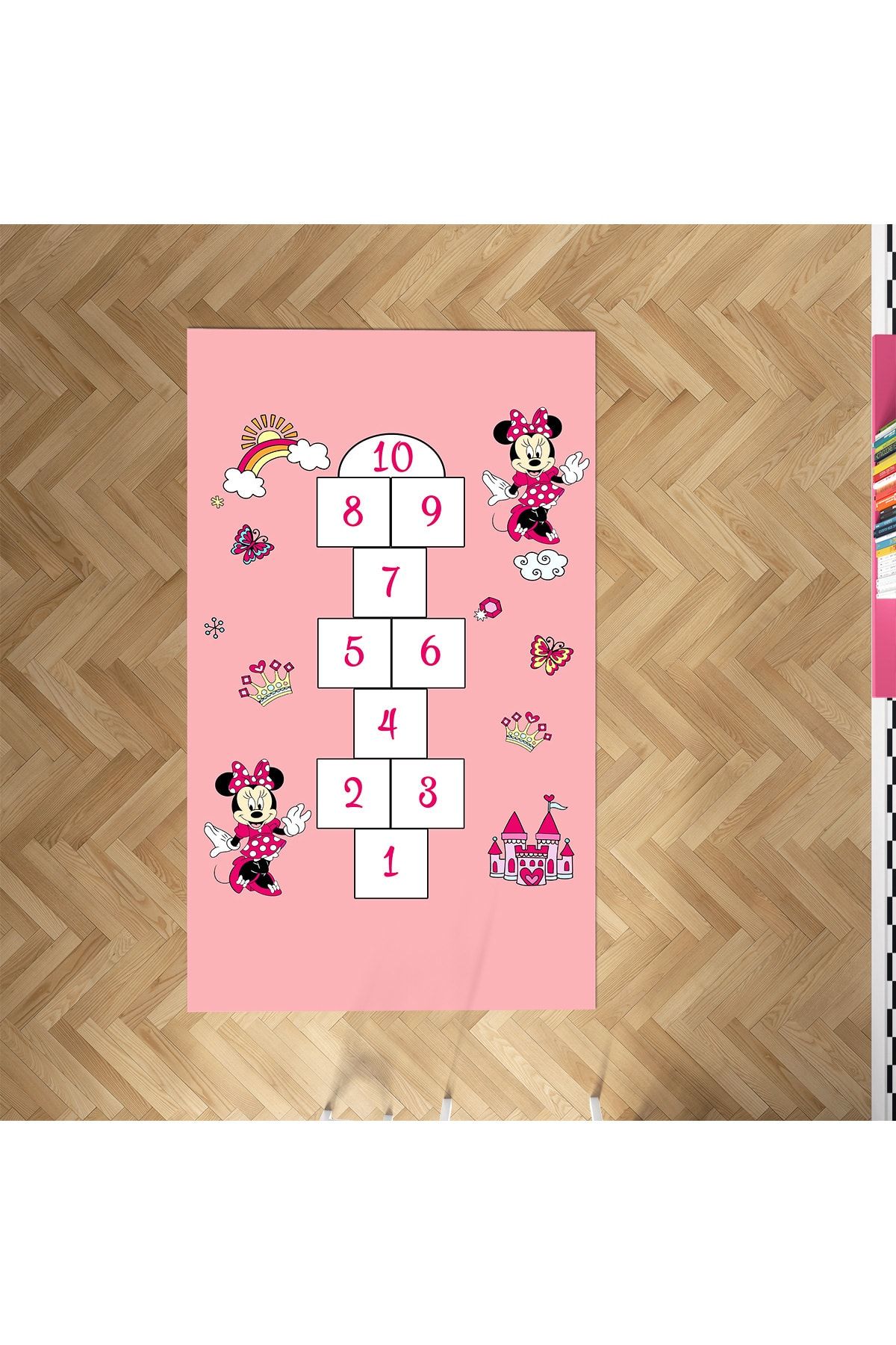 MEKTA HOME Mockey Seksekli Çocuk Ve Bebek Odası Halısı Mkth-180