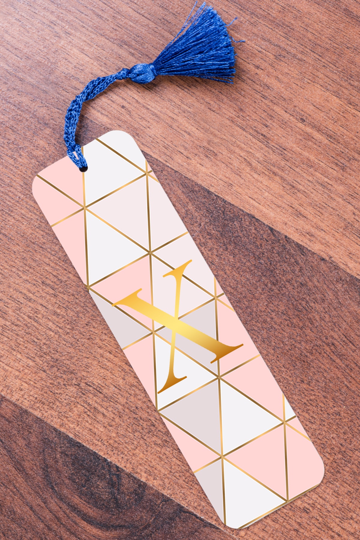 Procity X Harfi Baklava Desenli Metal Kitap Ayracı