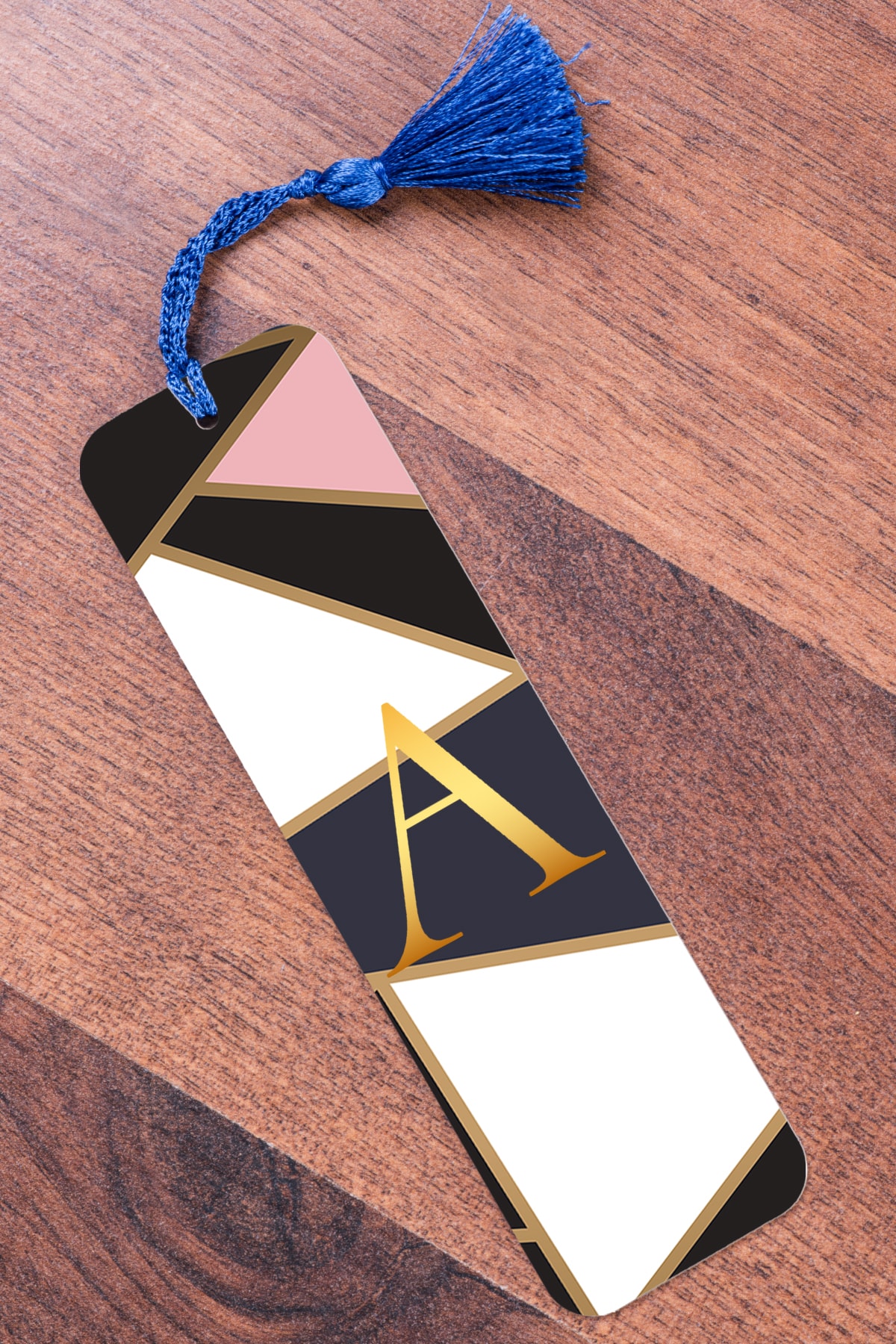 Procity A Harfi Geometrik Tasarım Metal Kitap Ayracı