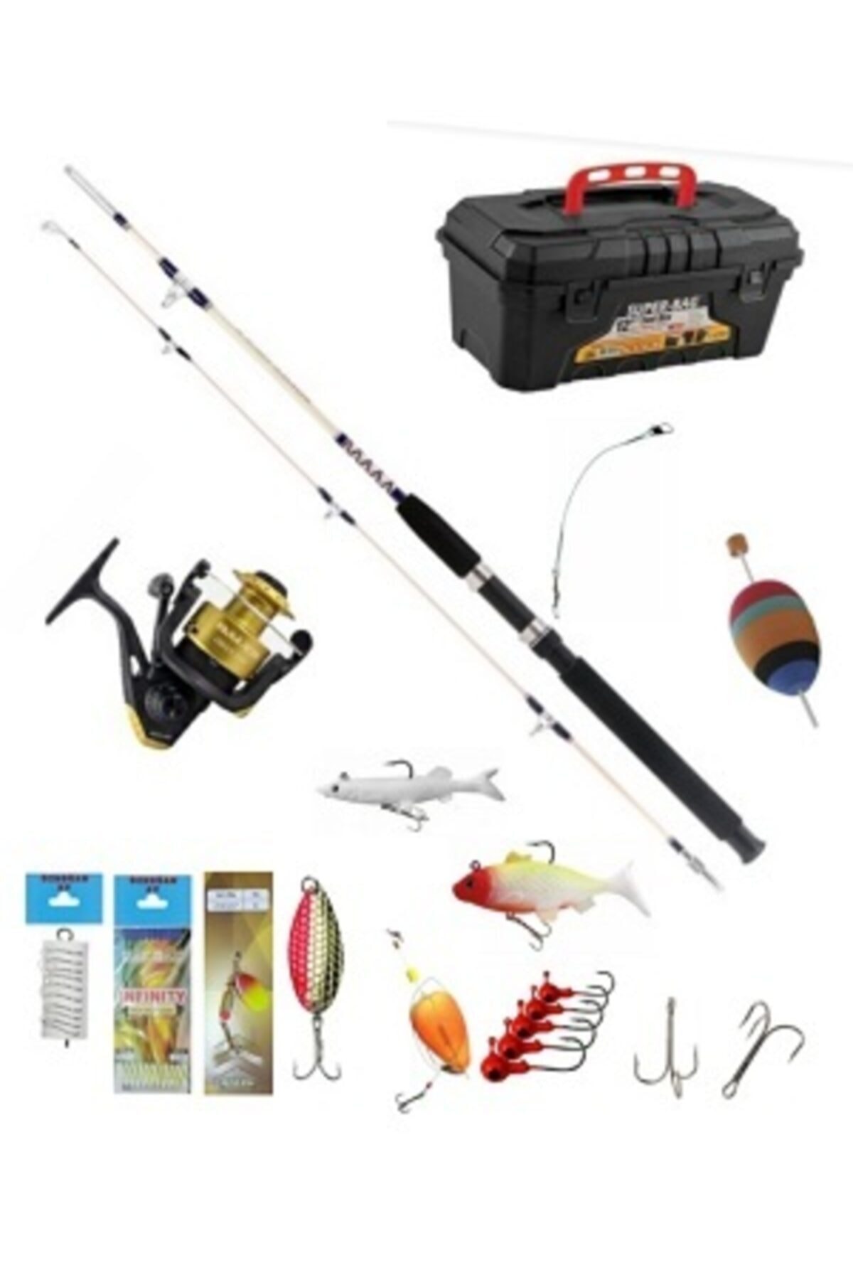BAUER Onıx3000 Speen Tam Takım Olta Seti 180cm 100-200gr Kamış