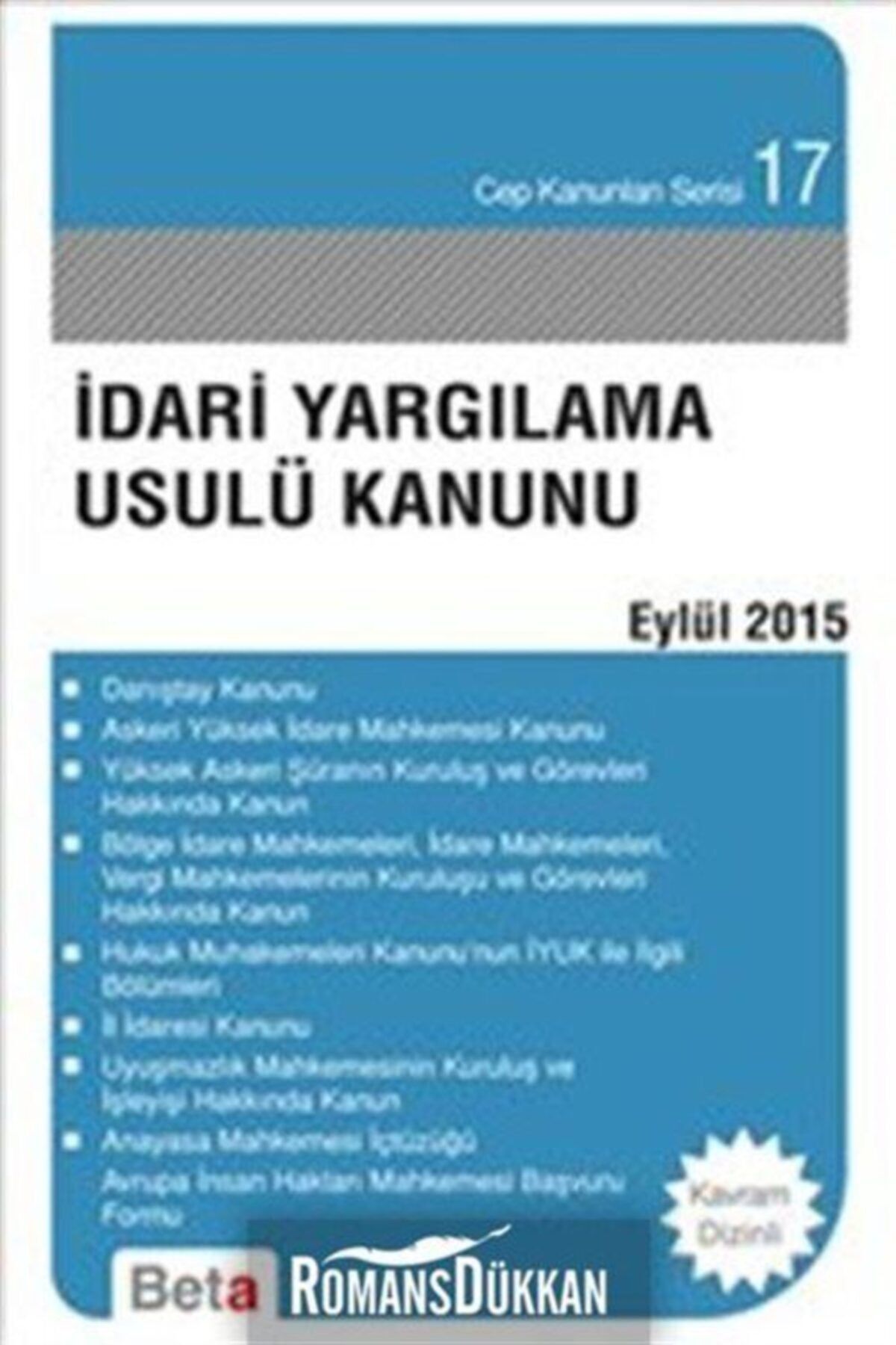 Beta Yayınları Idari Yargılama Usulü Kanunu