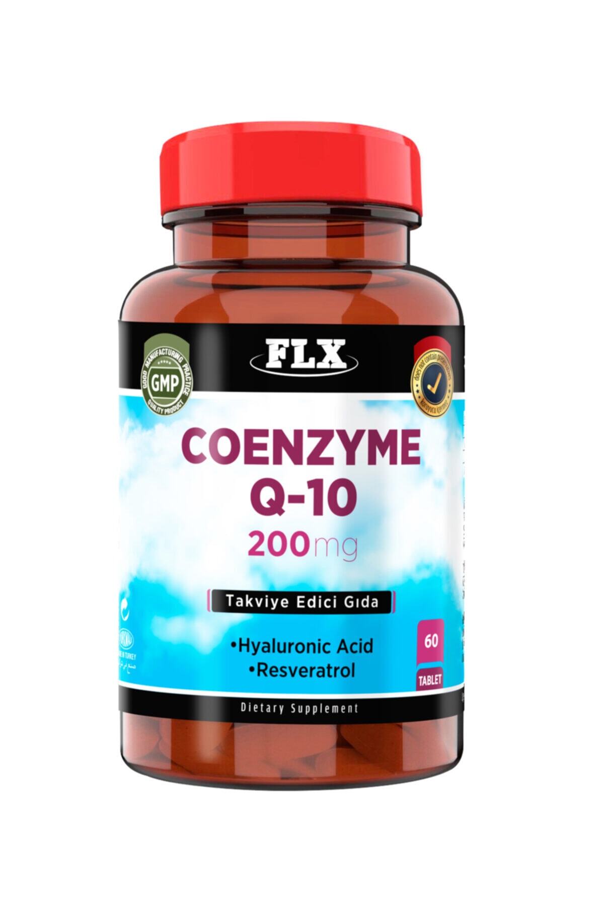 FLX Coenzyme Q-10 200 Mg Hyaluronik Asit Resveratrol 60 Tablet