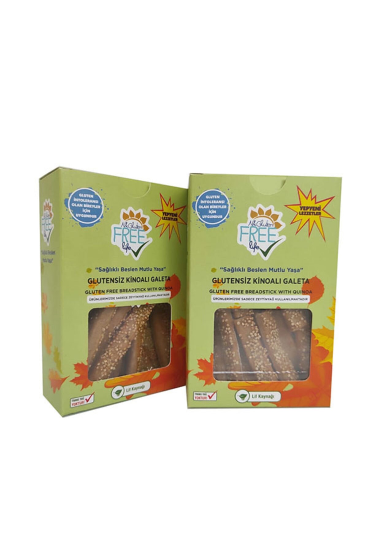 GLutensiz Neka Kinoalı Glutensiz Galeta 90g X 2 Paket