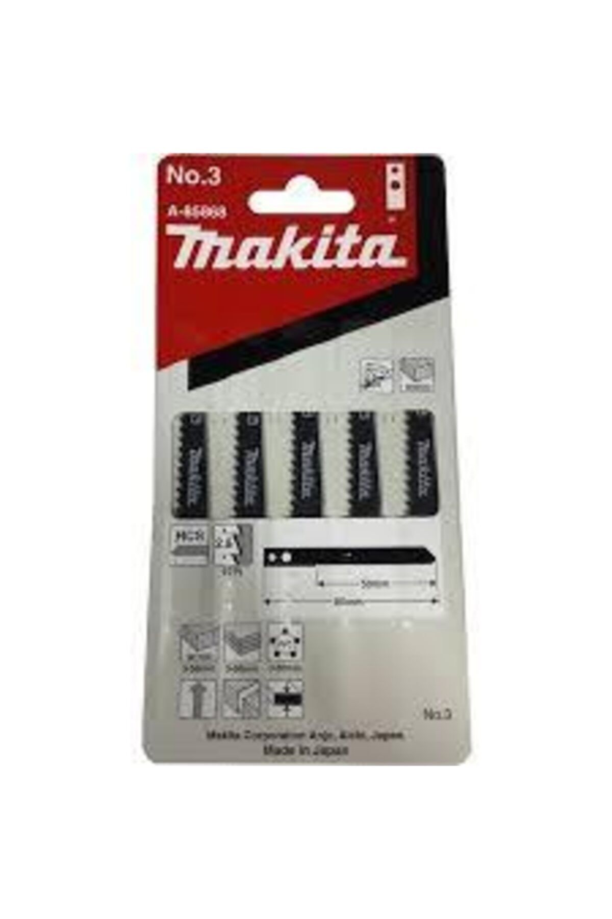 Makita Siyah Ahşap ve Plastik Kesim Dekupaj Testere Bıçağı