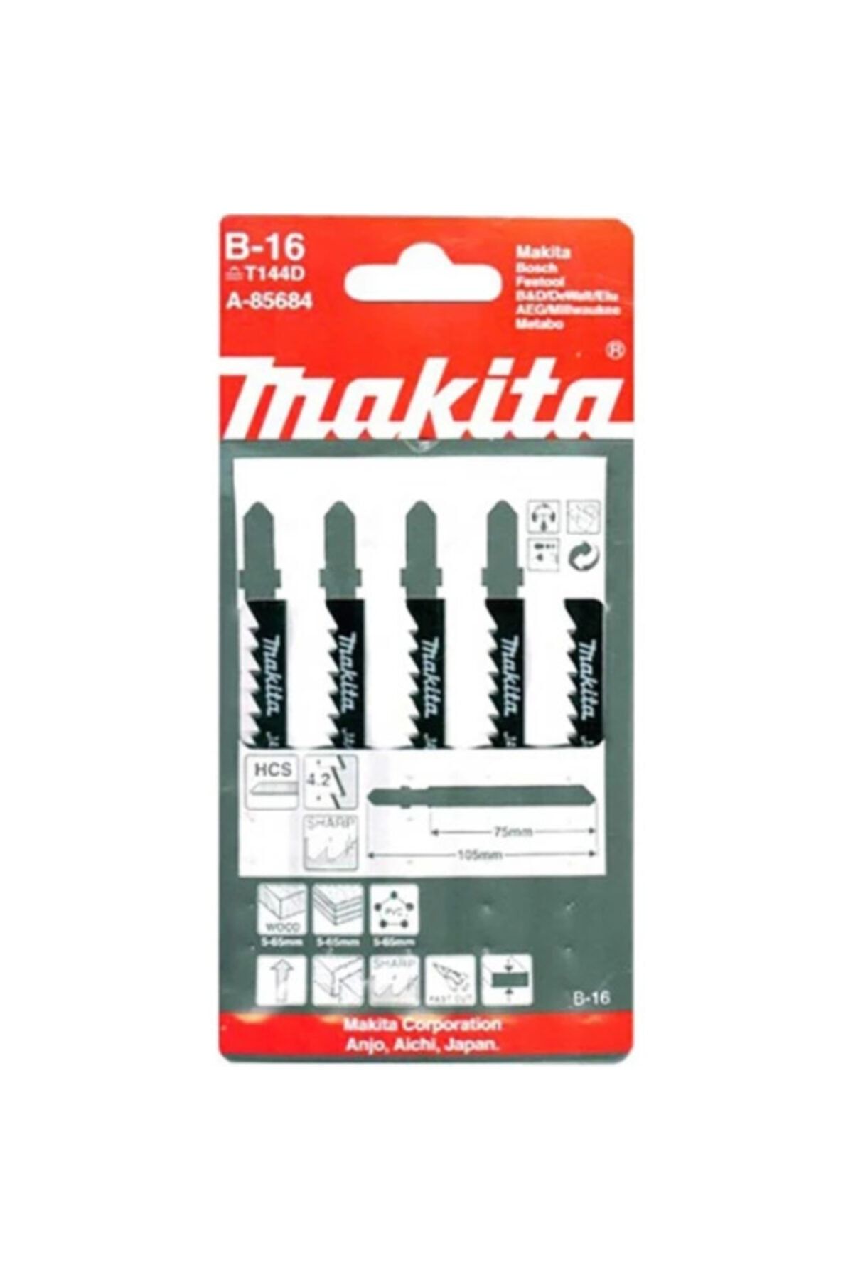 Makita B 16 Dekupaj Ucu A 85684 5 li Paket